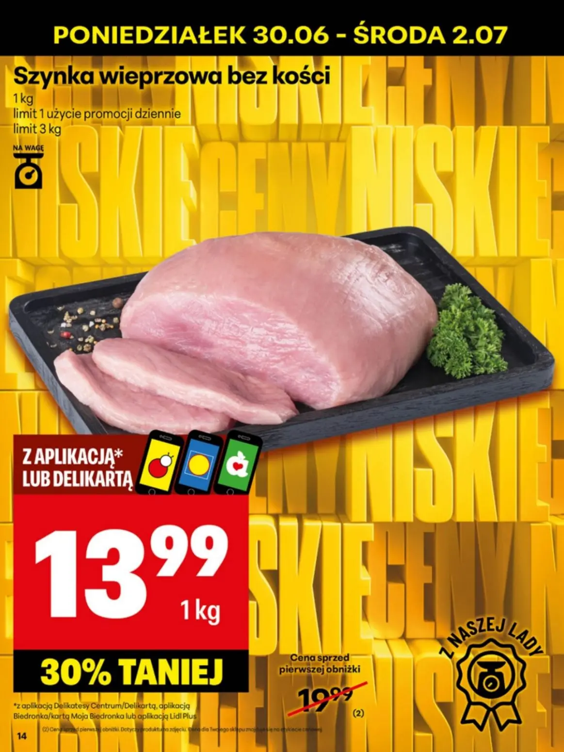 gazetka promocyjna Delikatesy Centrum Od poniedziałku - Strona 14