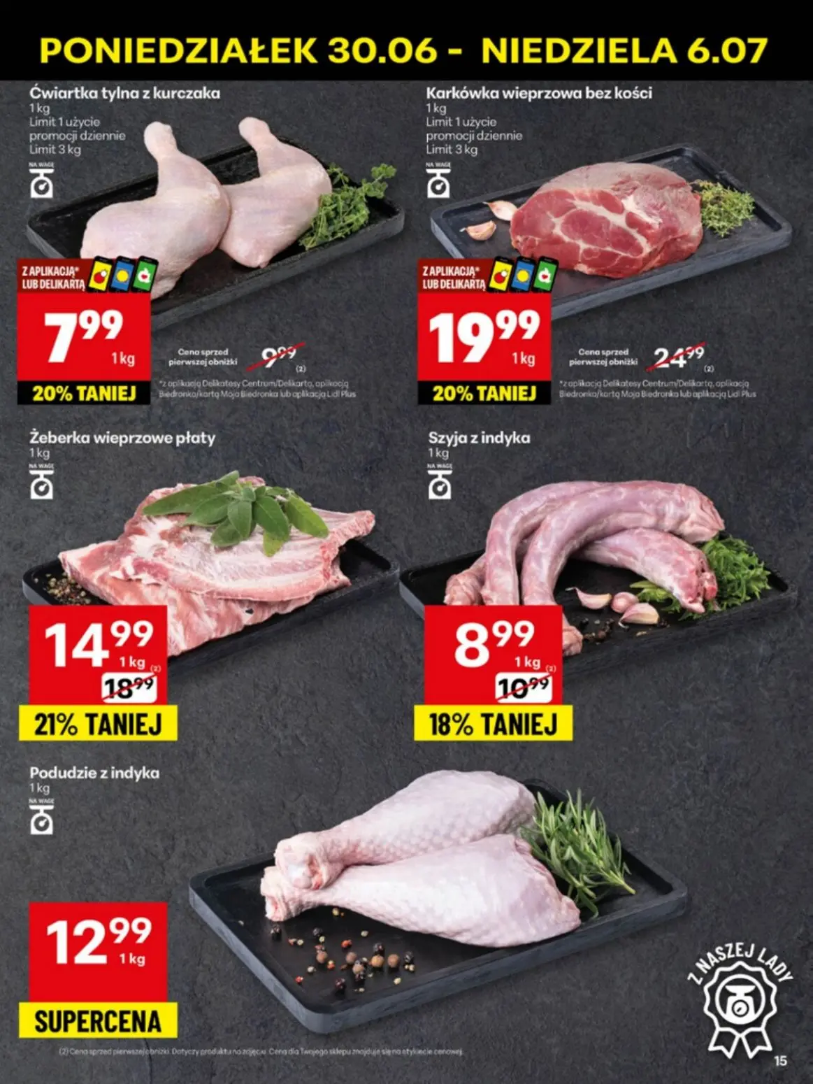 gazetka promocyjna Delikatesy Centrum Od poniedziałku - Strona 15