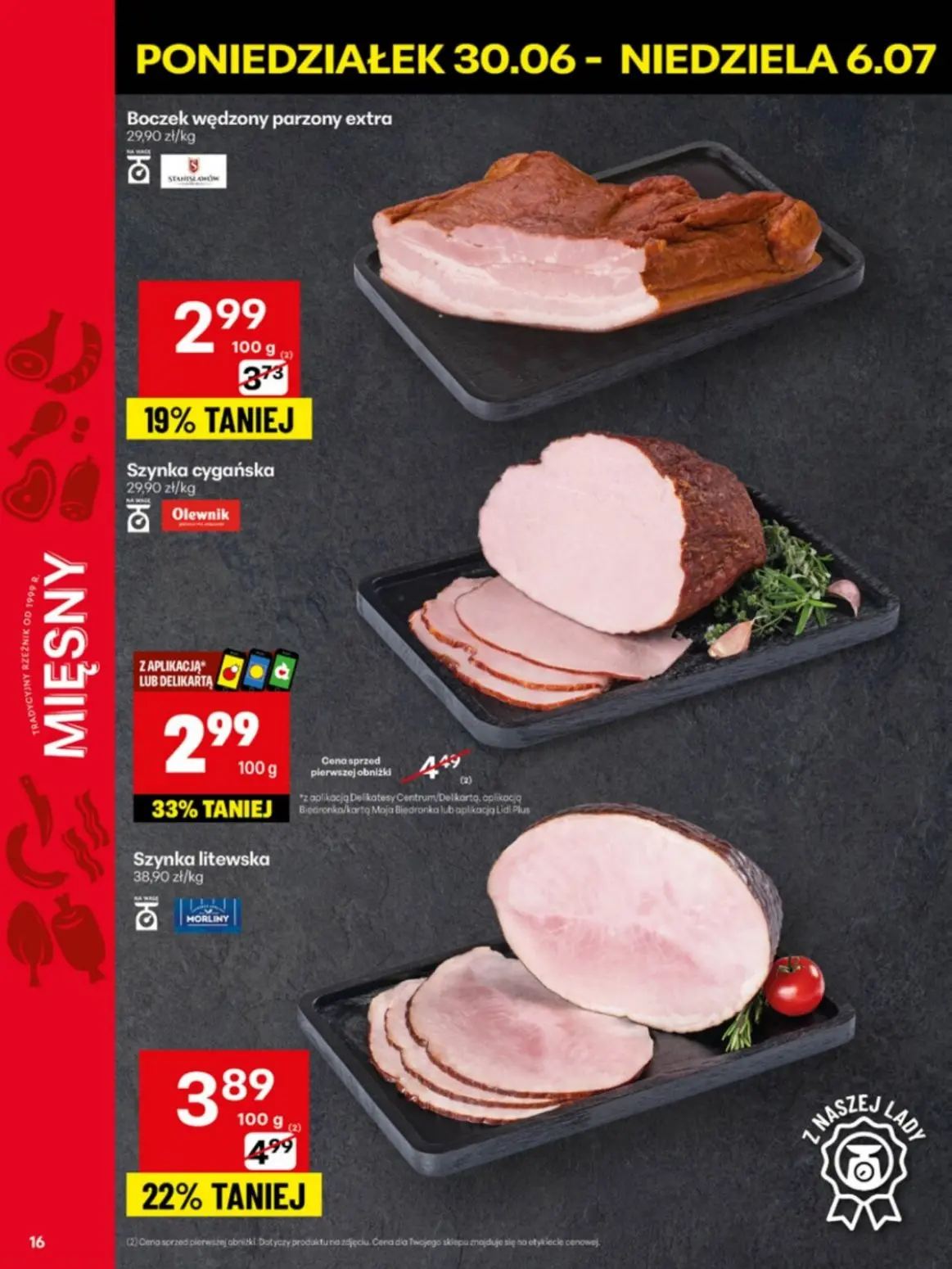 gazetka promocyjna Delikatesy Centrum Od poniedziałku - Strona 16
