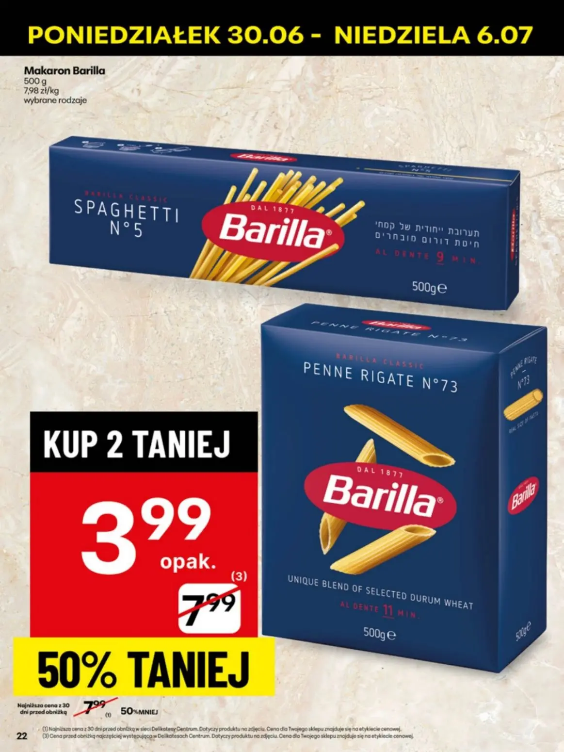gazetka promocyjna Delikatesy Centrum Od poniedziałku - Strona 22