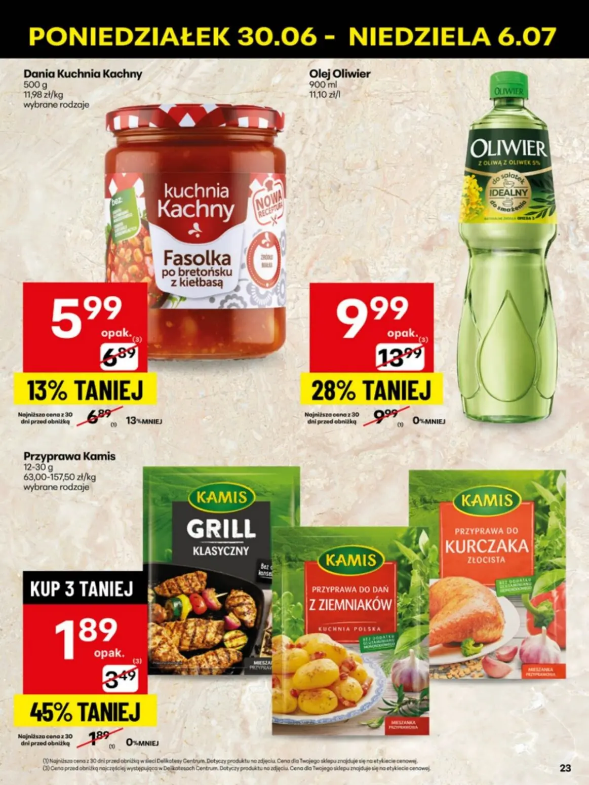 gazetka promocyjna Delikatesy Centrum Od poniedziałku - Strona 23