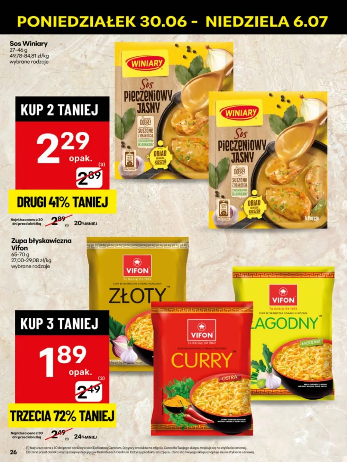 gazetka promocyjna Delikatesy Centrum Od poniedziałku - Strona 26