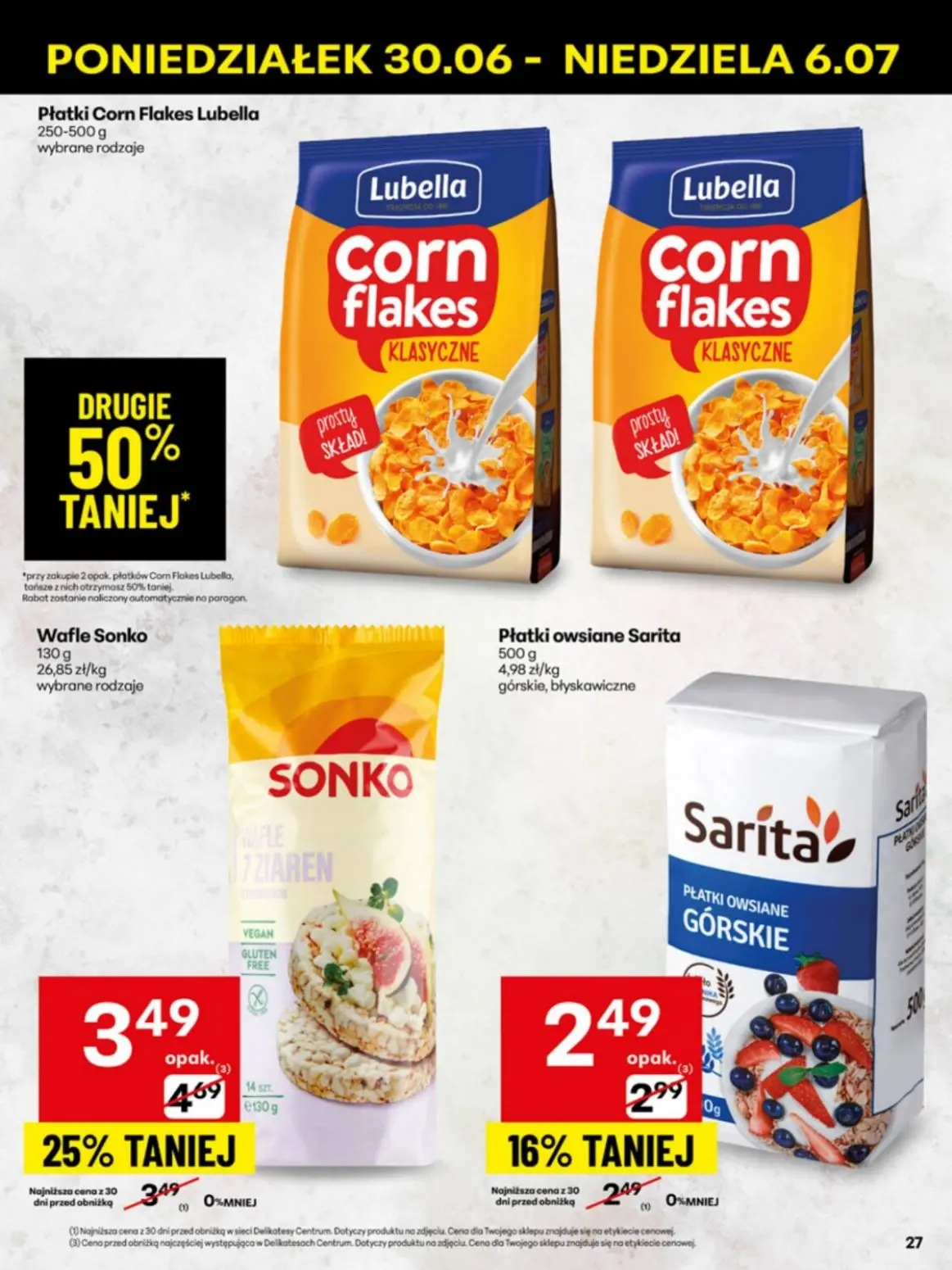gazetka promocyjna Delikatesy Centrum Od poniedziałku - Strona 27