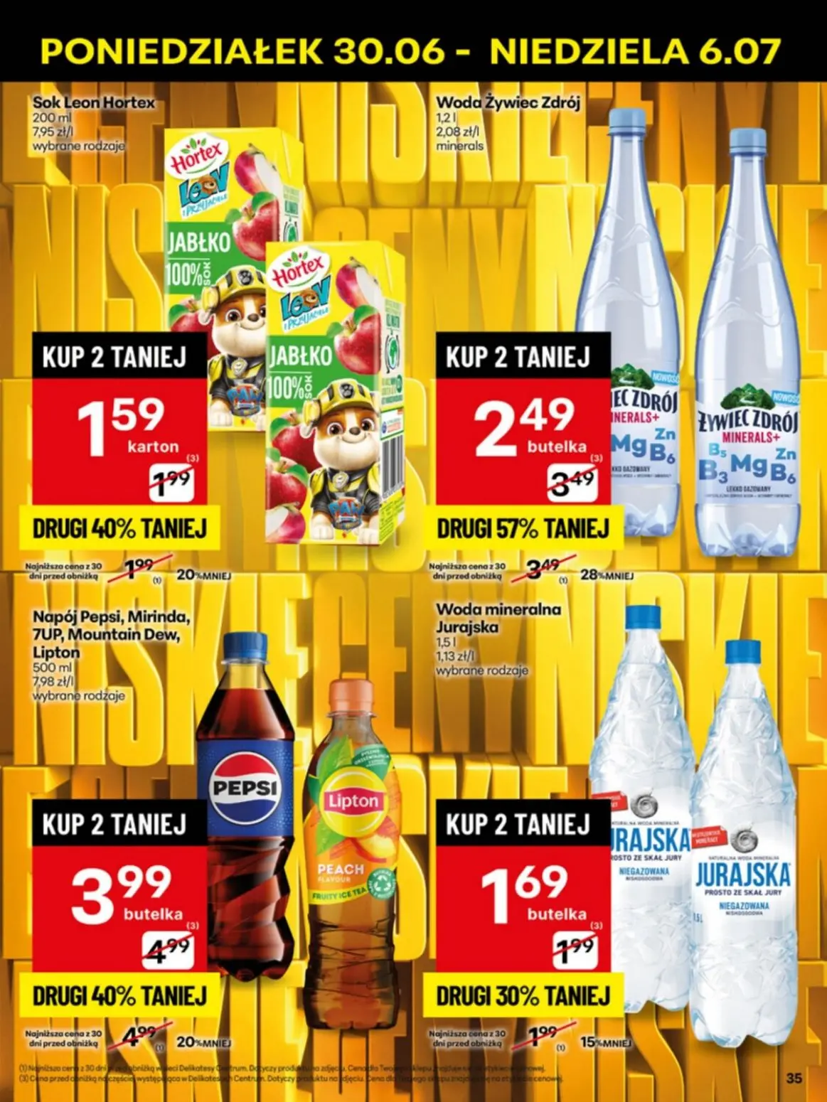 gazetka promocyjna Delikatesy Centrum Od poniedziałku - Strona 35