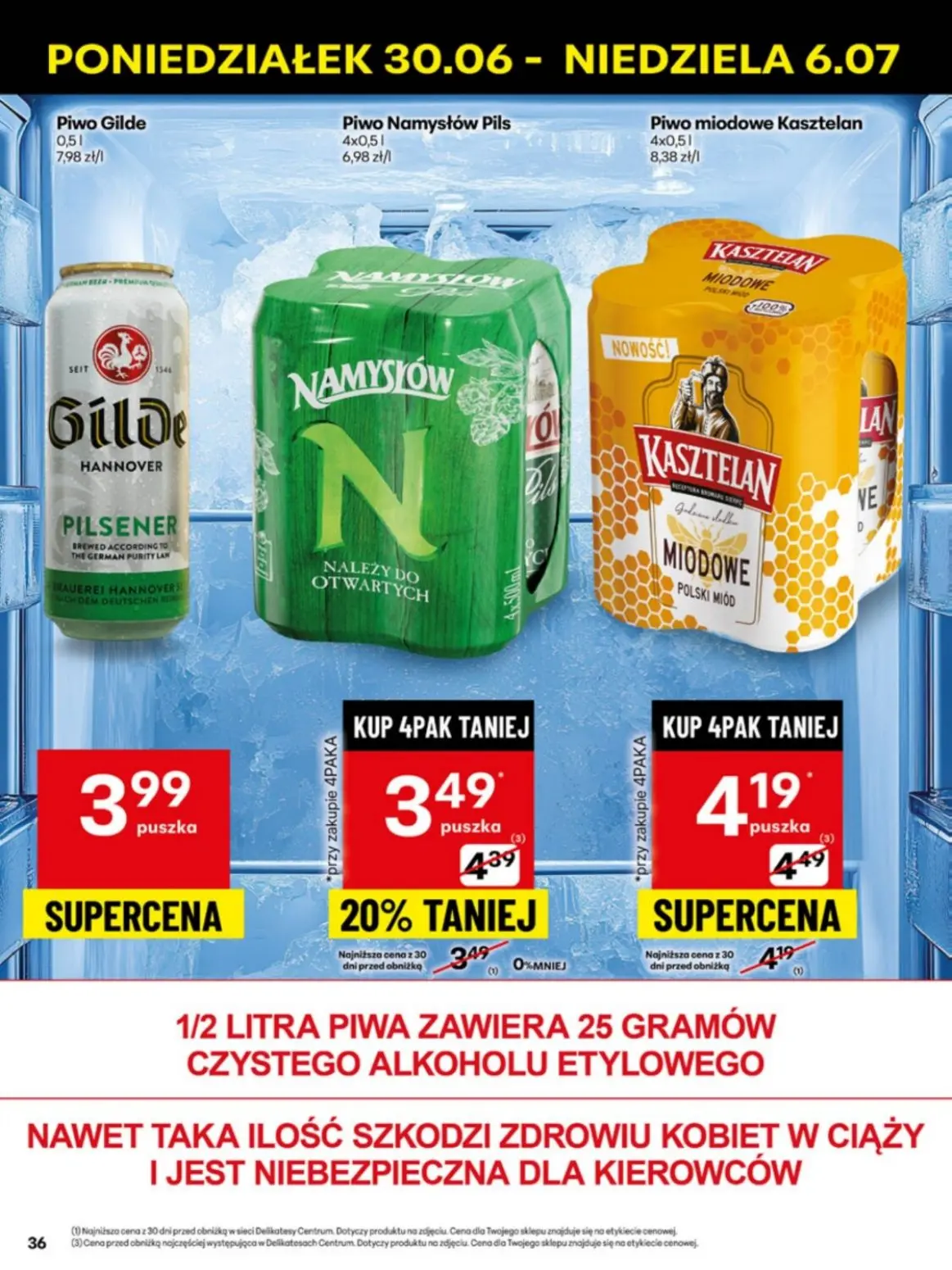 gazetka promocyjna Delikatesy Centrum Od poniedziałku - Strona 36