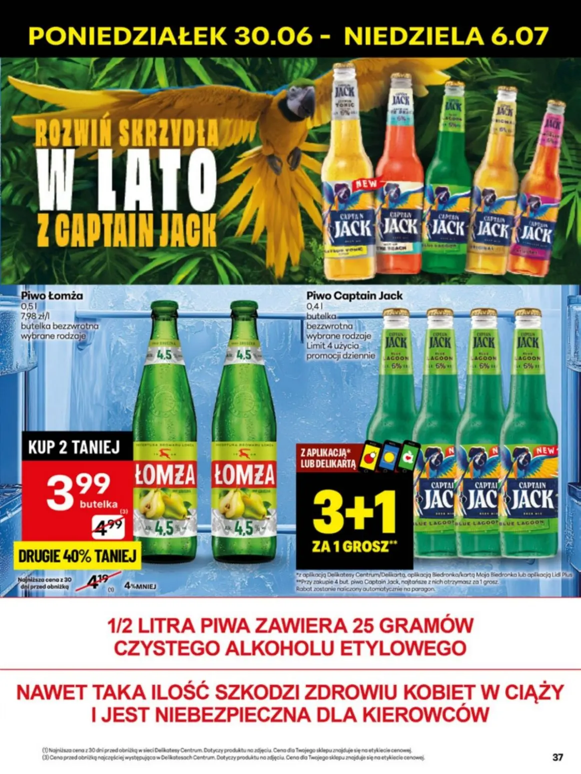 gazetka promocyjna Delikatesy Centrum Od poniedziałku - Strona 37