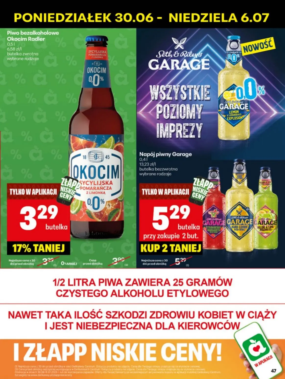 gazetka promocyjna Delikatesy Centrum Od poniedziałku - Strona 47