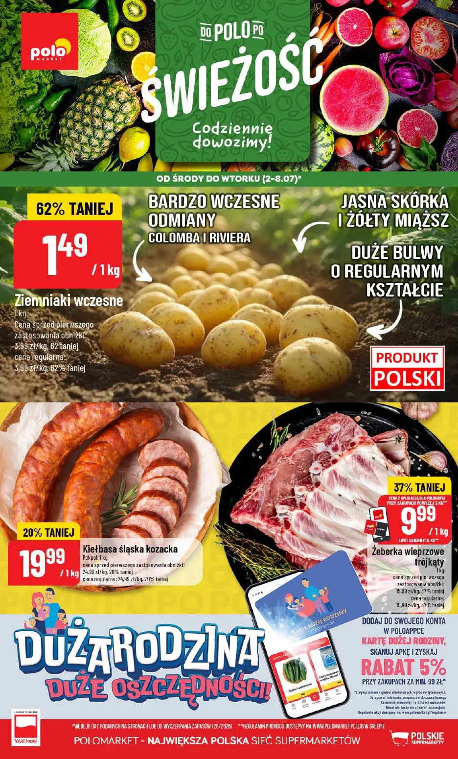 gazetka promocyjna POLOmarket Codziennie dowozimy świeżość! - Strona 1