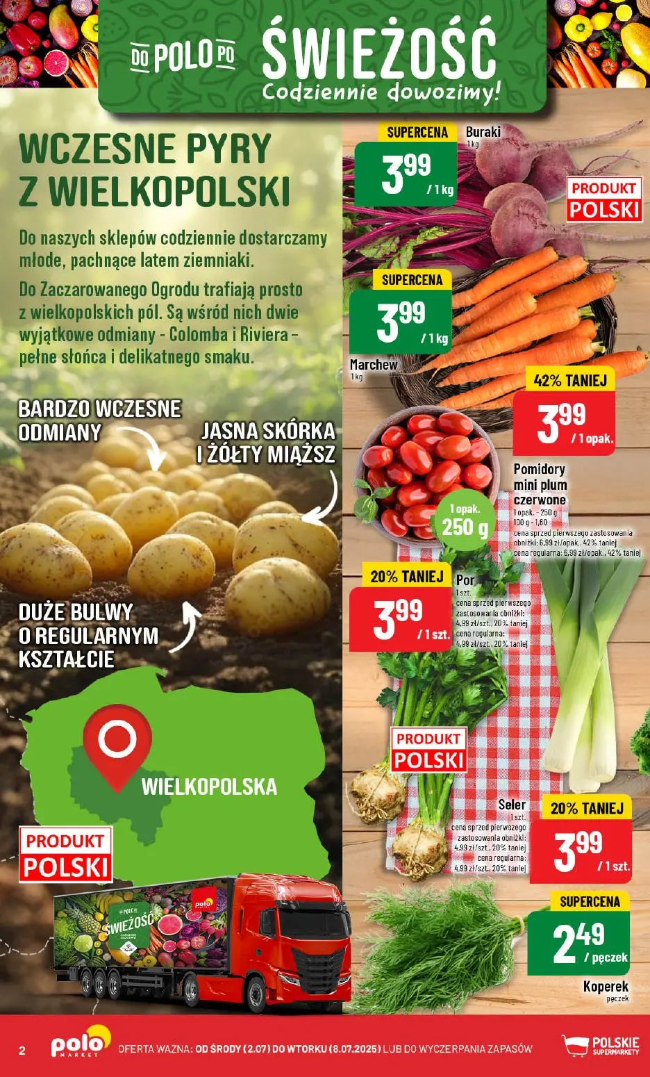 gazetka promocyjna POLOmarket Codziennie dowozimy świeżość! - Strona 2