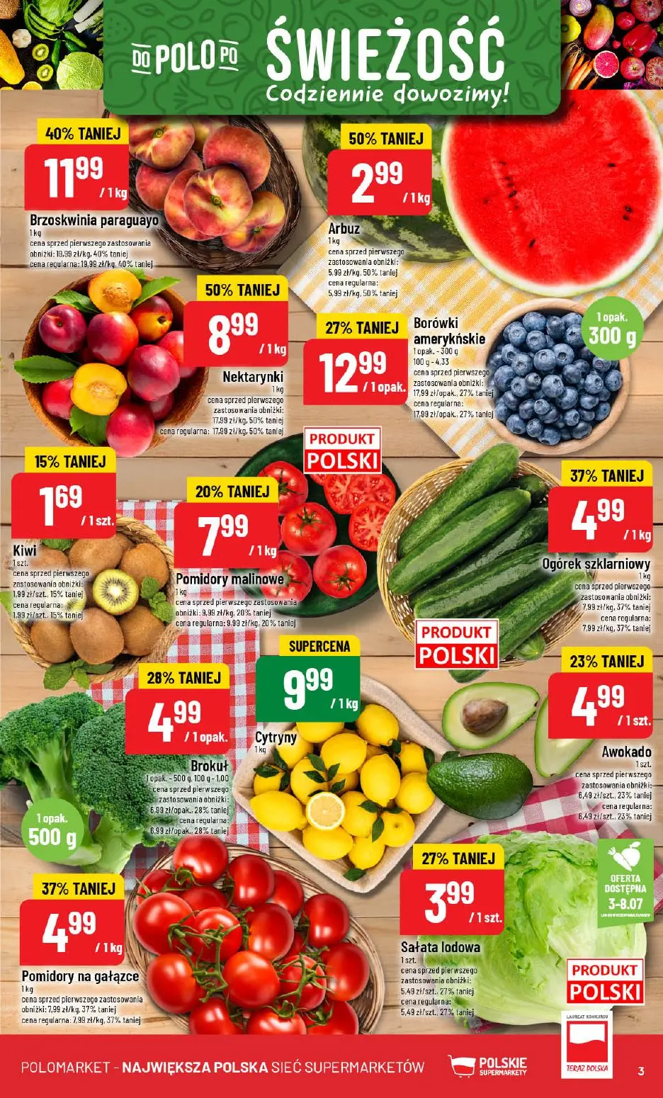 gazetka promocyjna POLOmarket Codziennie dowozimy świeżość! - Strona 3