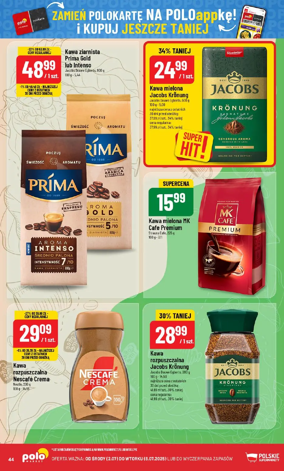 gazetka promocyjna POLOmarket Codziennie dowozimy świeżość! - Strona 44