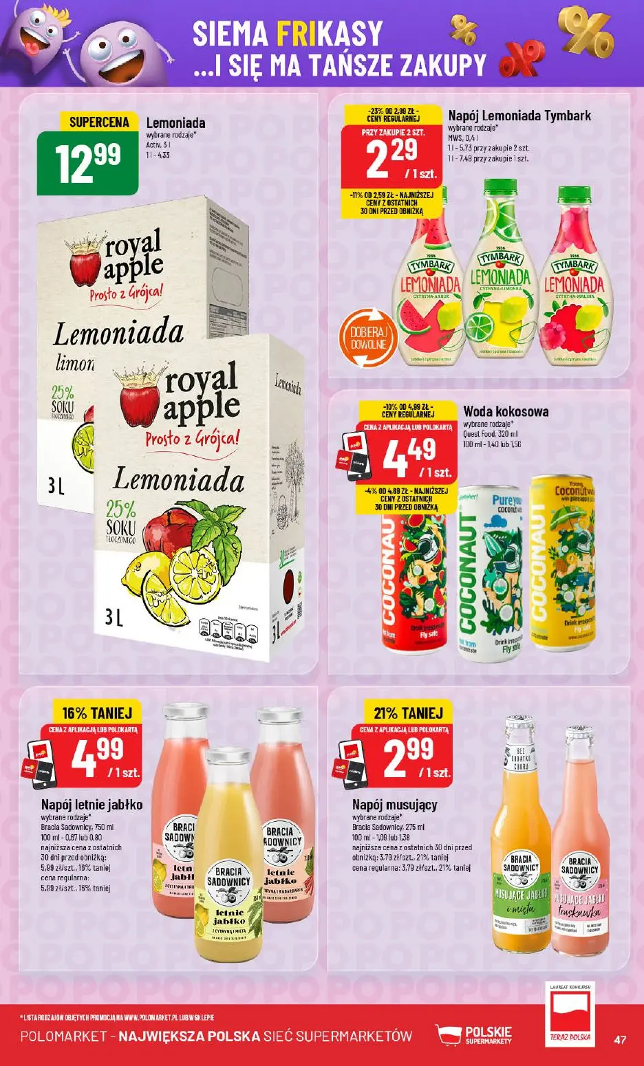gazetka promocyjna POLOmarket Codziennie dowozimy świeżość! - Strona 47