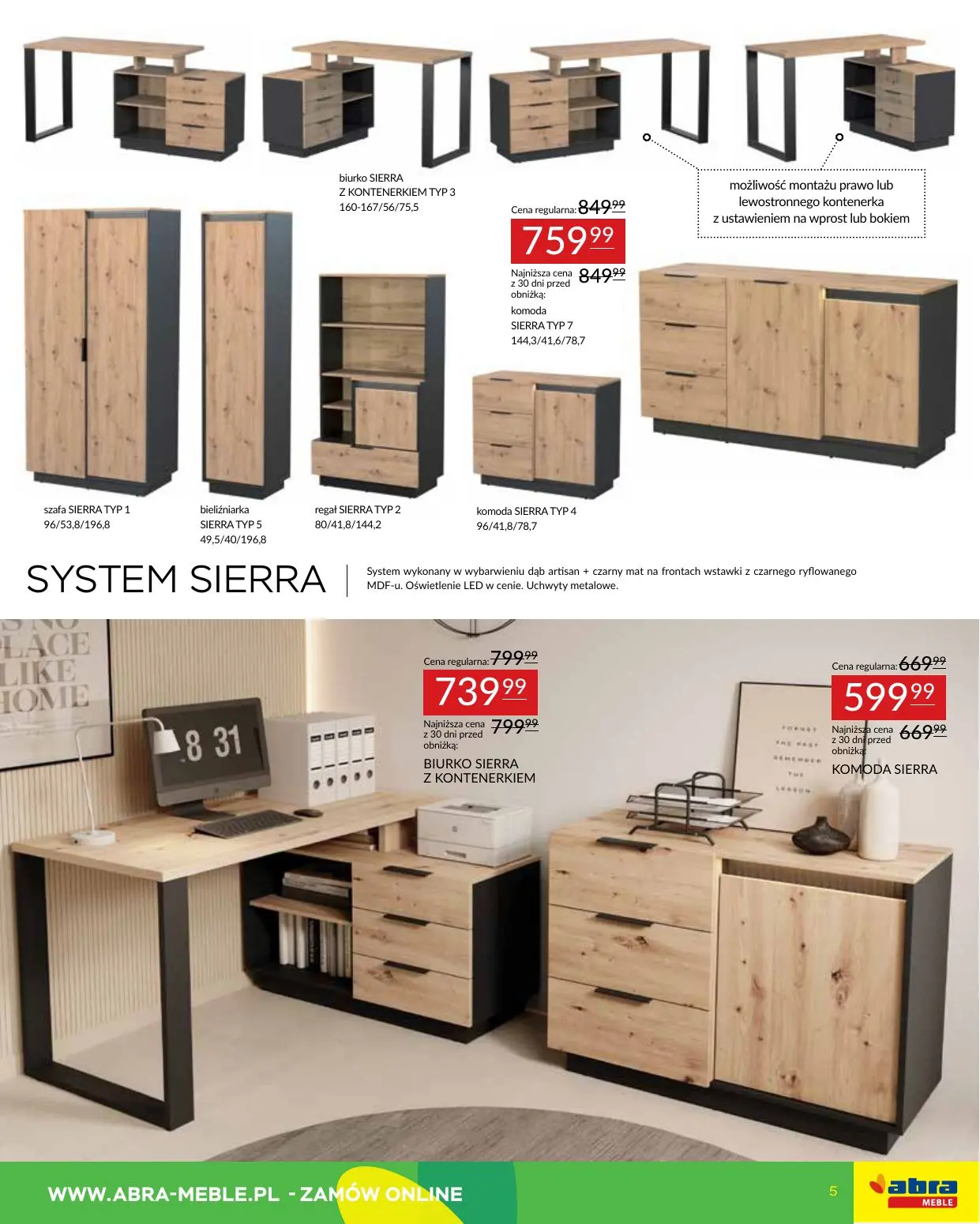 gazetka promocyjna abra meble Hit cenowy! - Strona 5