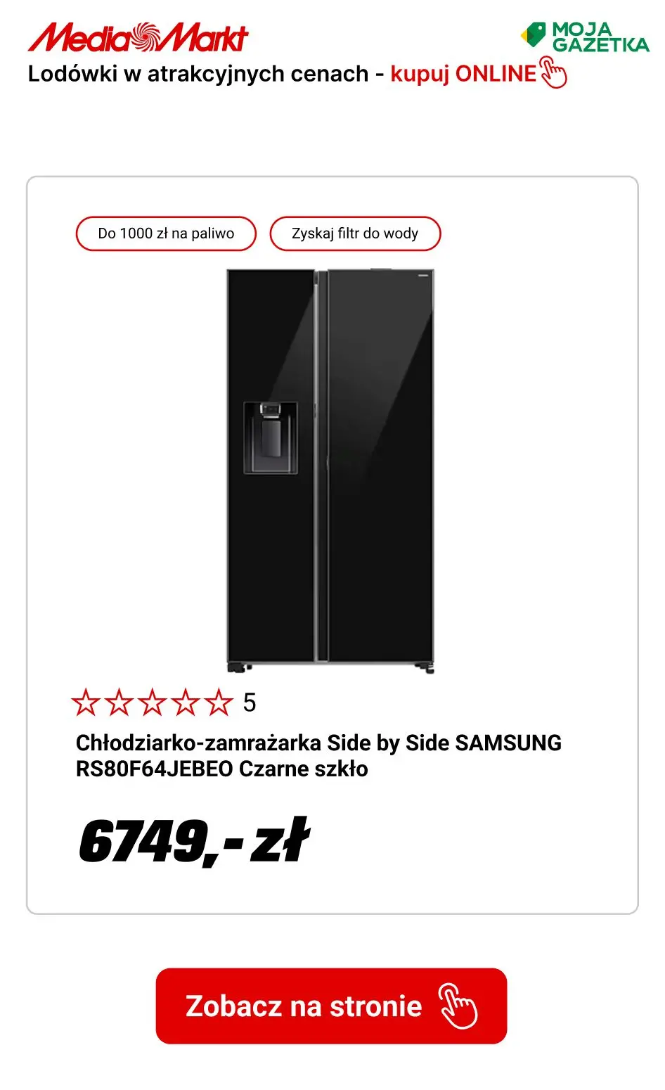 gazetka promocyjna Media Markt Lodówki w atrakcyjnych cenach -10% TANIEJ! - Strona 9