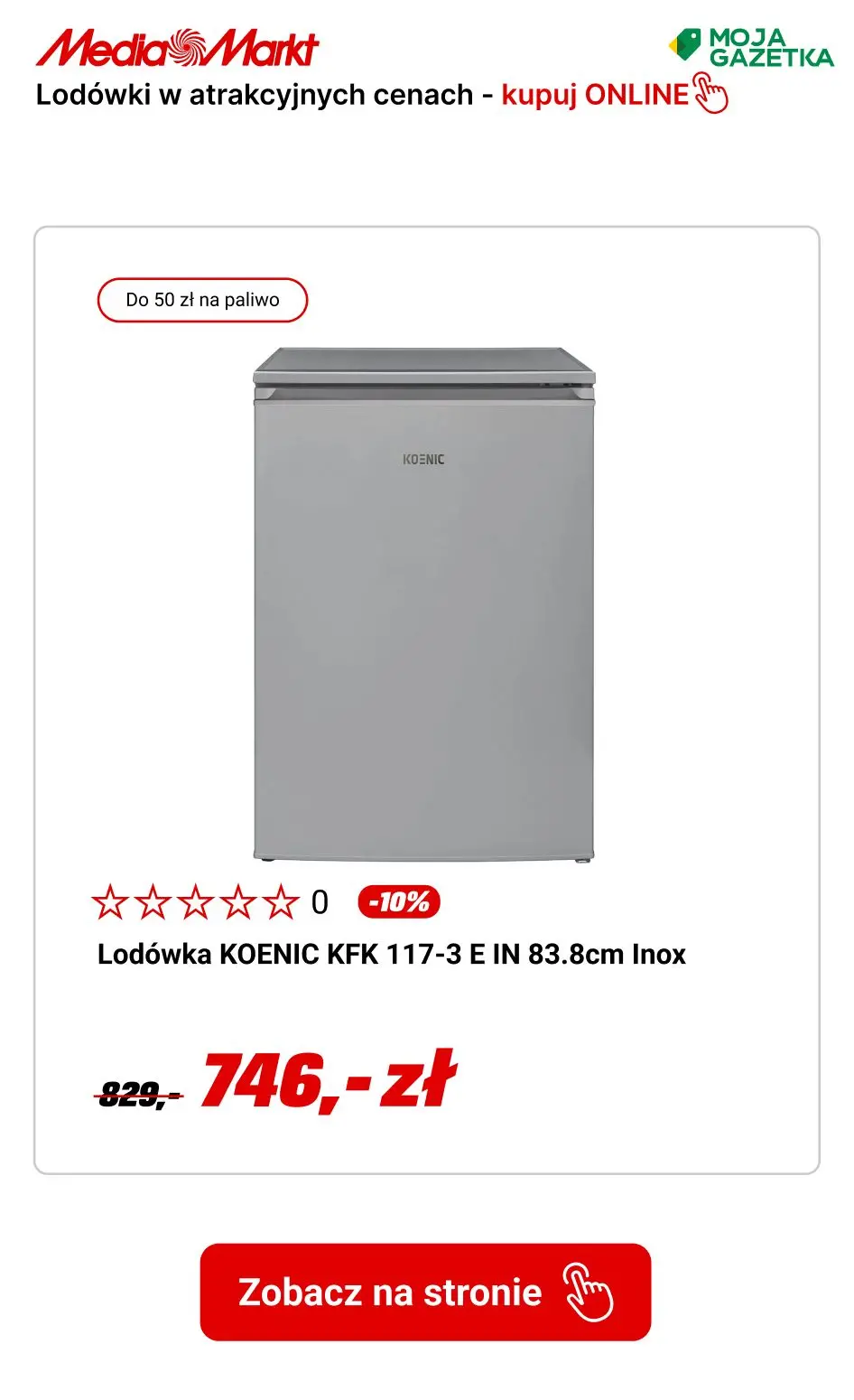 gazetka promocyjna Media Markt Lodówki w atrakcyjnych cenach -10% TANIEJ! - Strona 11