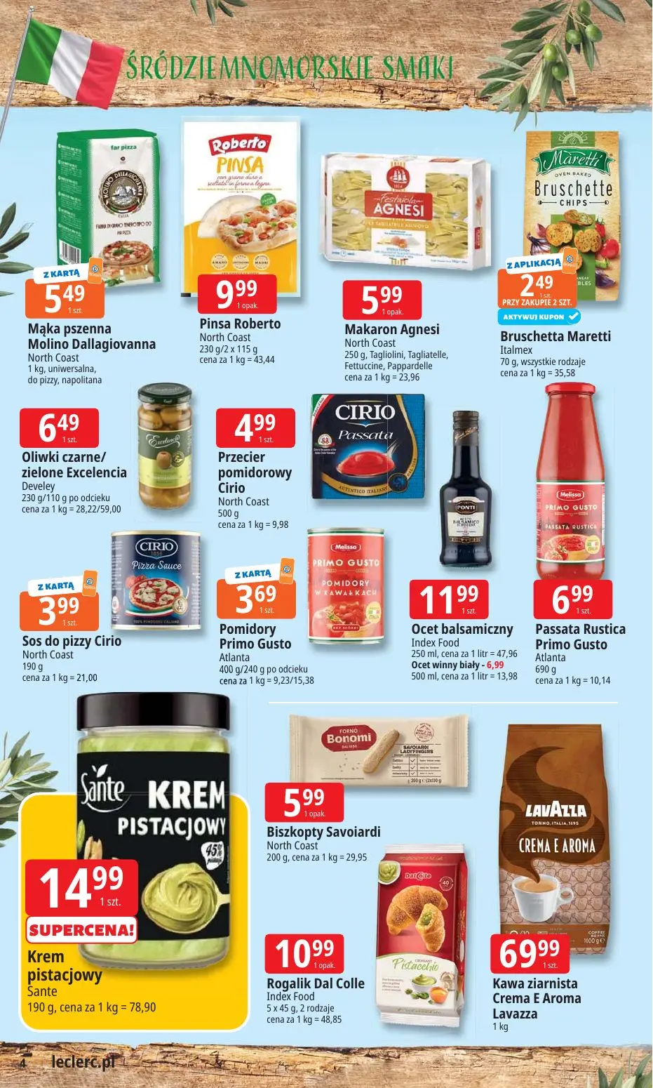 gazetka promocyjna E.Leclerc Śródziemnomorskie smaki - Strona 4