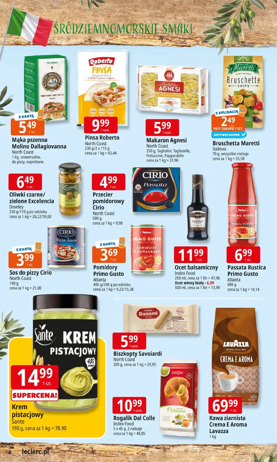 gazetka promocyjna E.Leclerc Śródziemnomorskie smaki - Strona 4