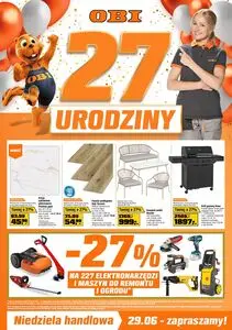 Gazetka promocyjna OBI, ważna od 2025-06-18 do 2025-07-08.