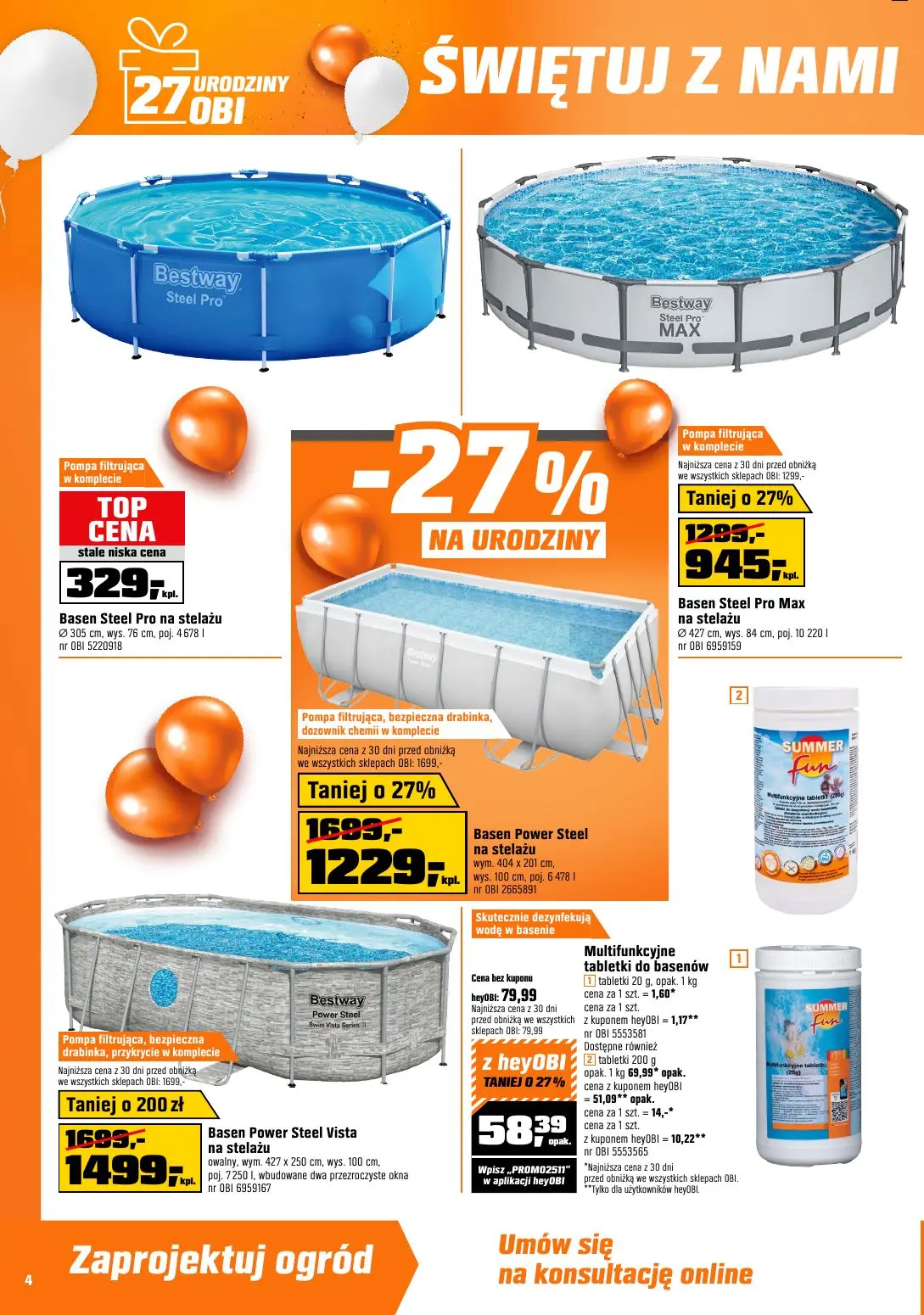 gazetka promocyjna OBI 27 urodziny - Strona 4