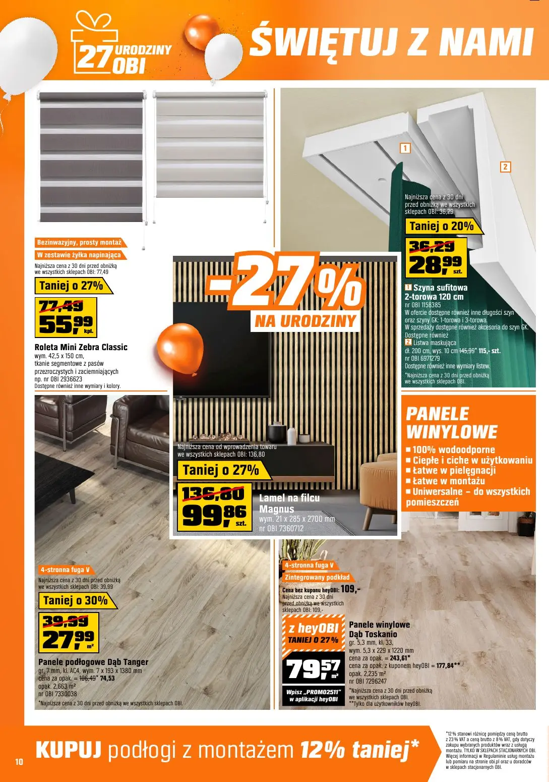 gazetka promocyjna OBI 27 urodziny - Strona 10