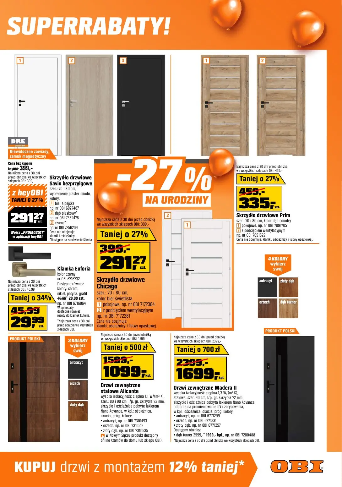gazetka promocyjna OBI 27 urodziny - Strona 11