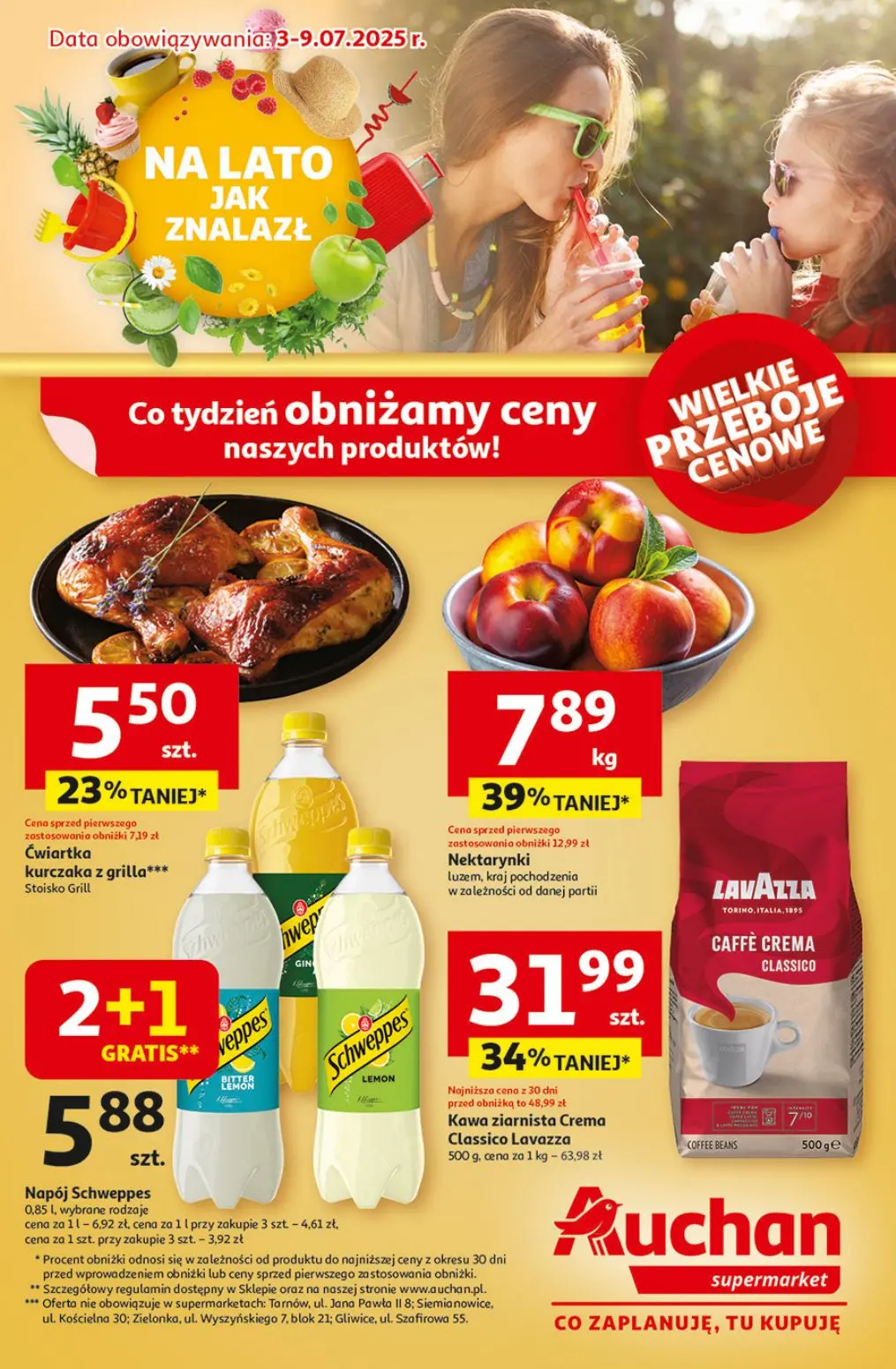 gazetka promocyjna Auchan Supermarket Na lato jak znalazł - Strona 1