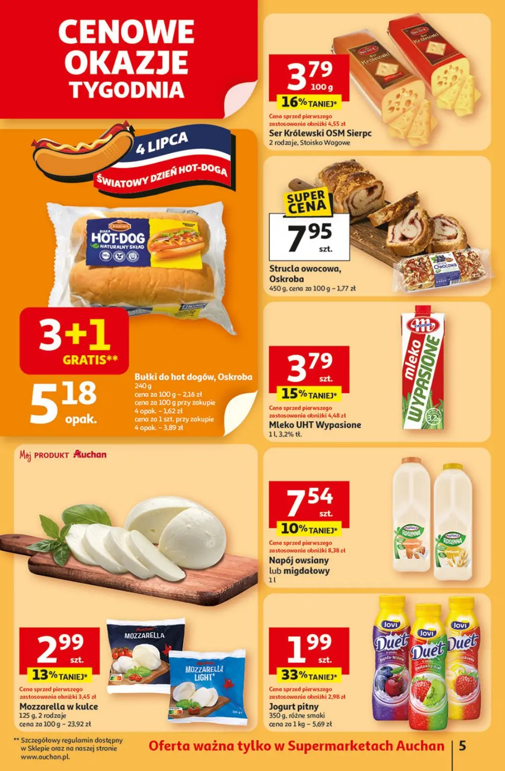gazetka promocyjna Auchan Supermarket Na lato jak znalazł - Strona 5