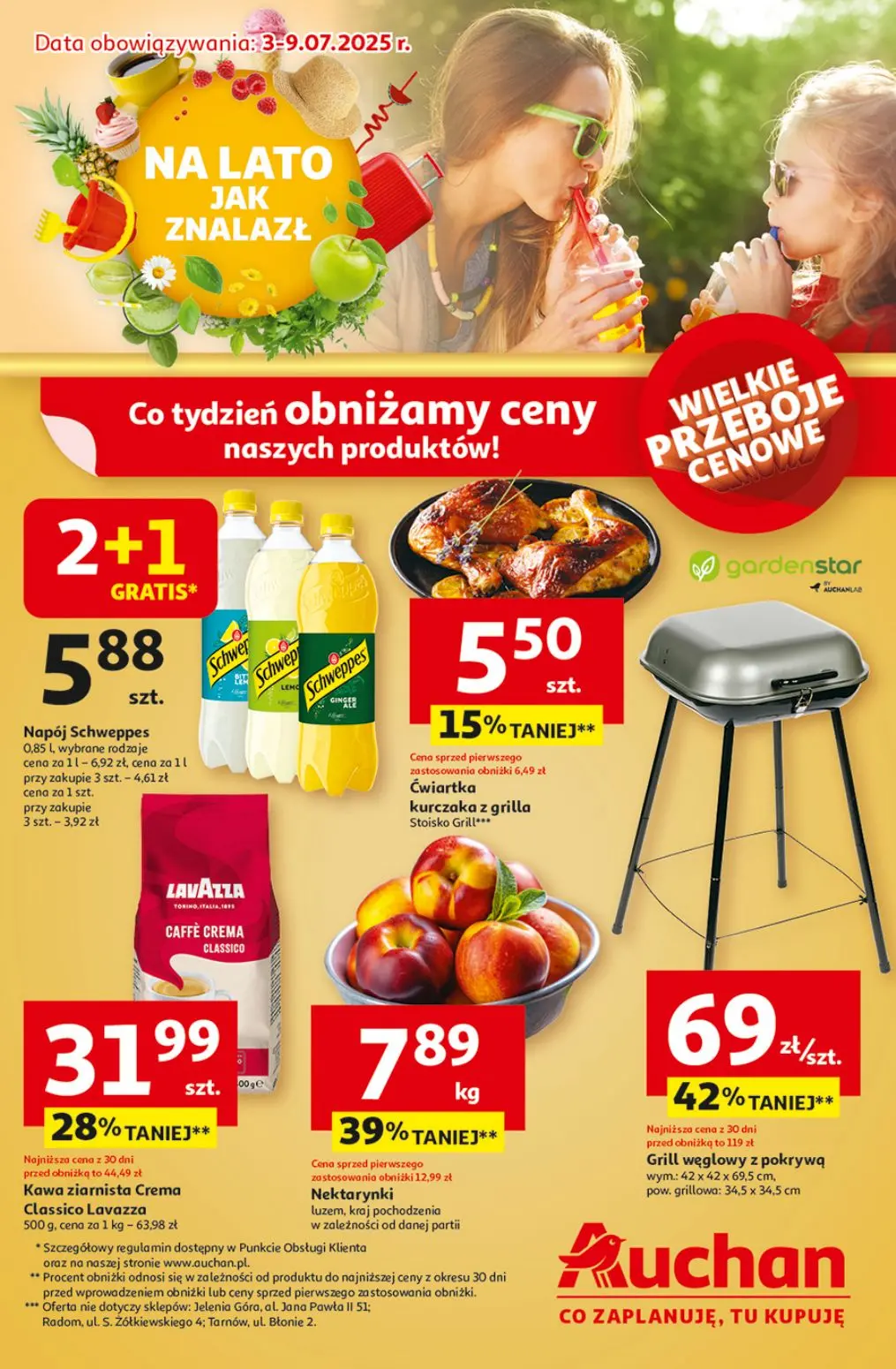 gazetka promocyjna Auchan Na lato jak znalazł - Strona 1