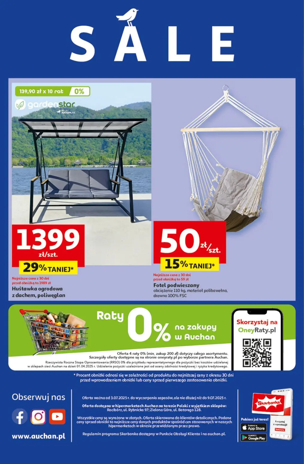 gazetka promocyjna Auchan Na lato jak znalazł - Strona 43