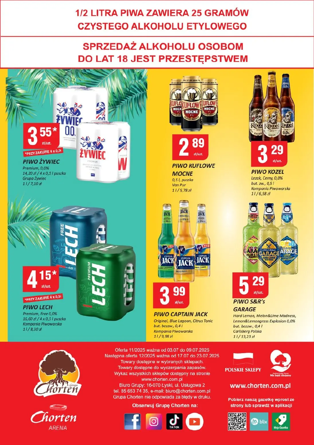 gazetka promocyjna Chorten Dolny Śląsk, Wielkopolska, Zachodniopomorskie, Lubuskie - minimarket - Strona 4