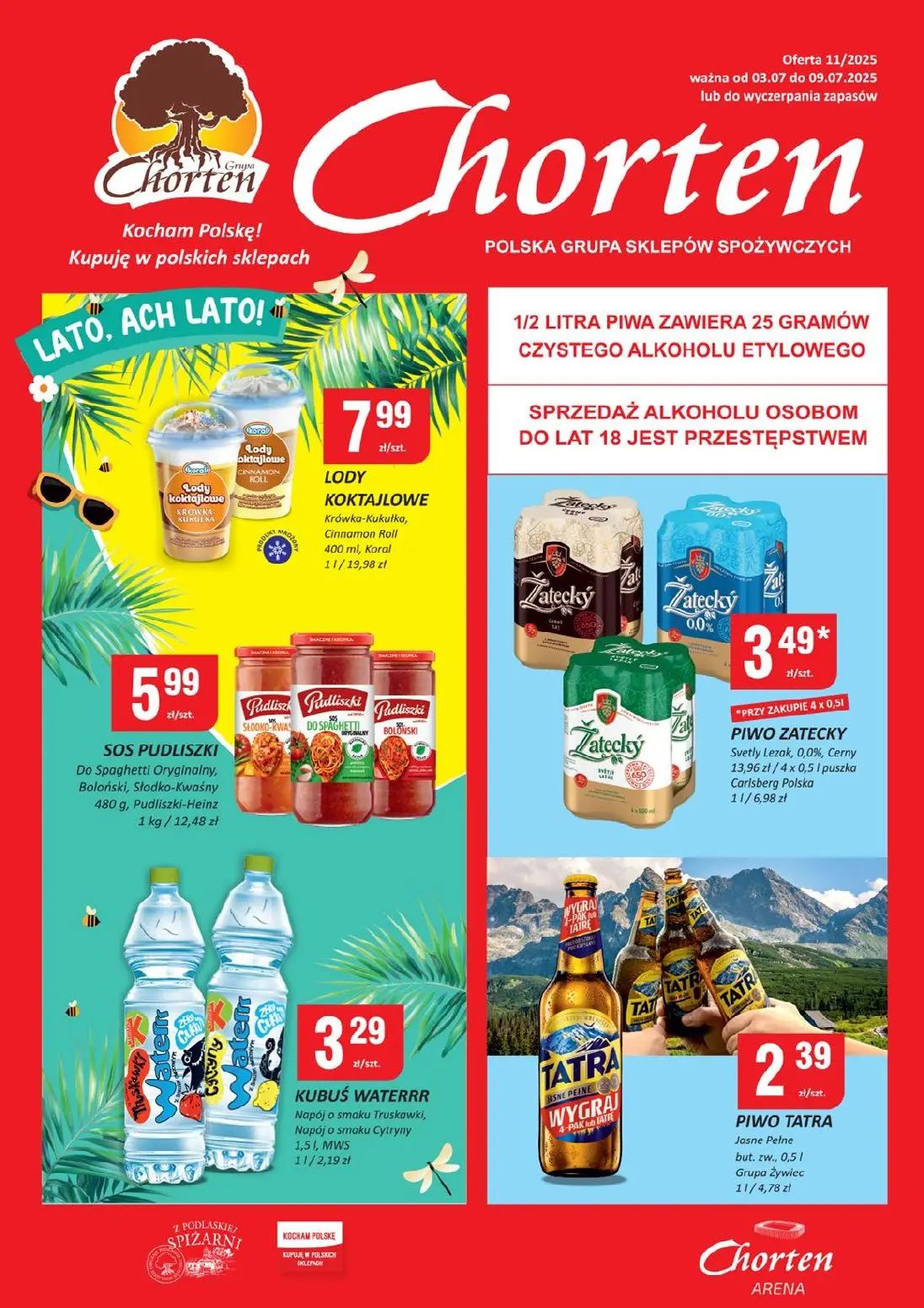 gazetka promocyjna Chorten Łódzkie - minimarket - Strona 1