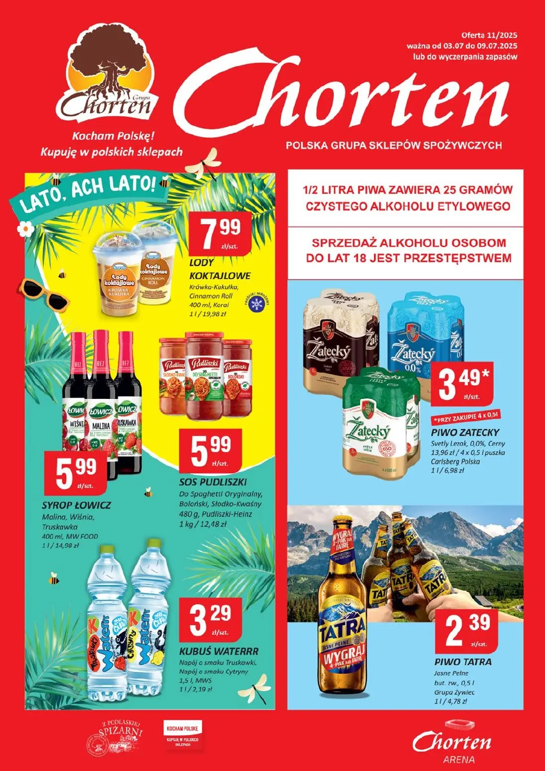 gazetka promocyjna Chorten Ciechanów - minimarket - Strona 1