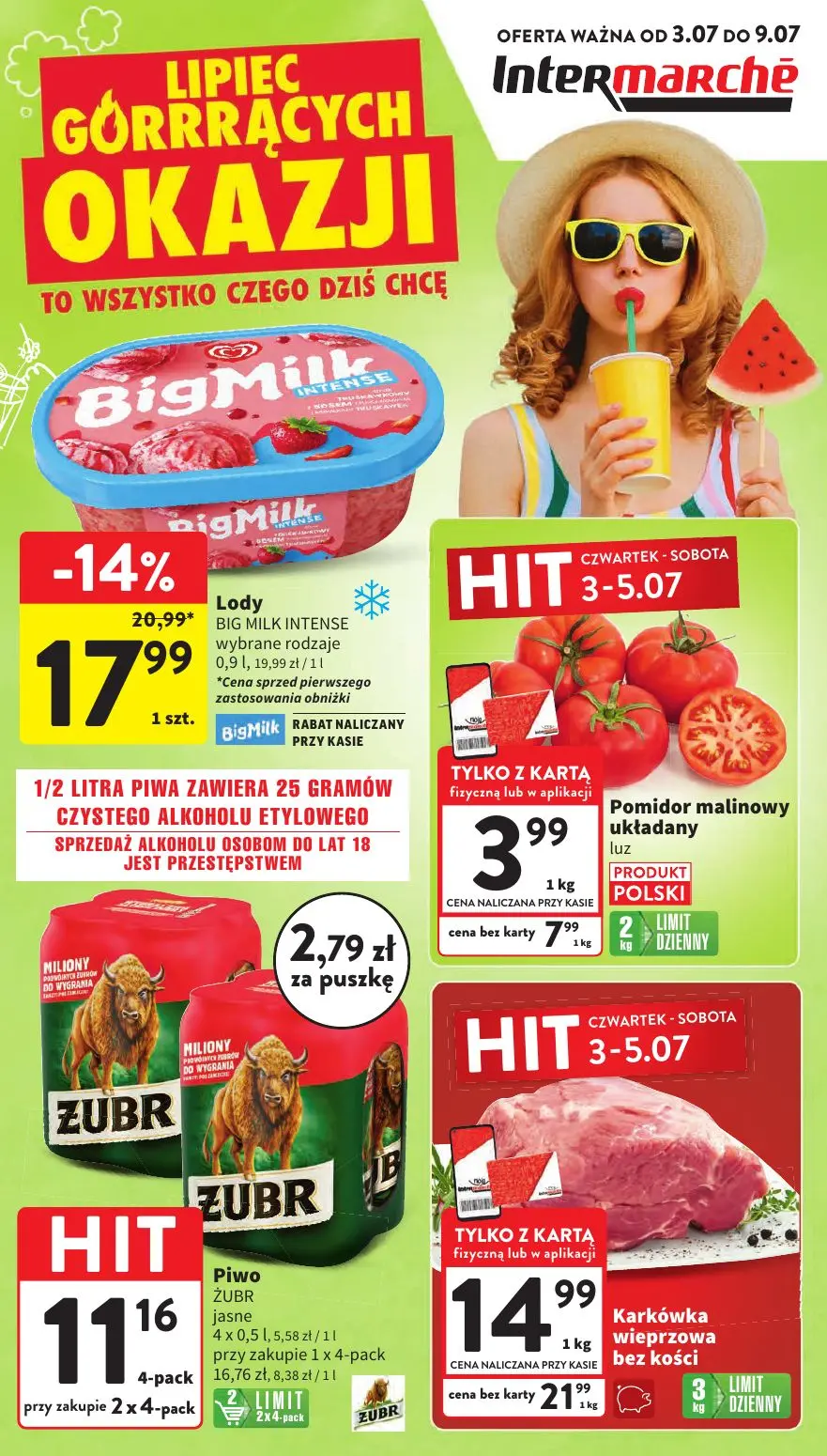 gazetka promocyjna Intermarche Lipiec gorących okazji - Strona 1