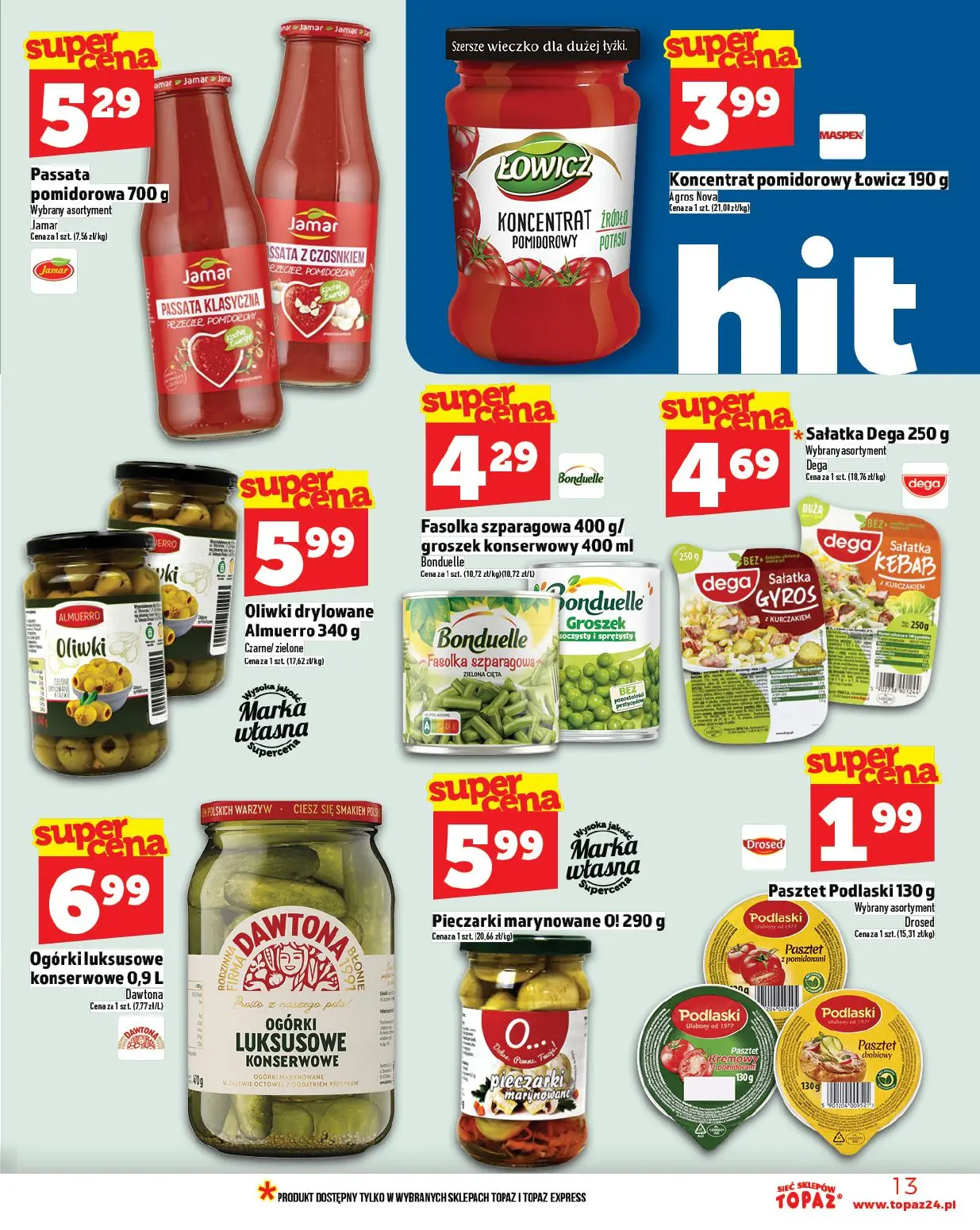 gazetka promocyjna Topaz Warszawa - Strona 13