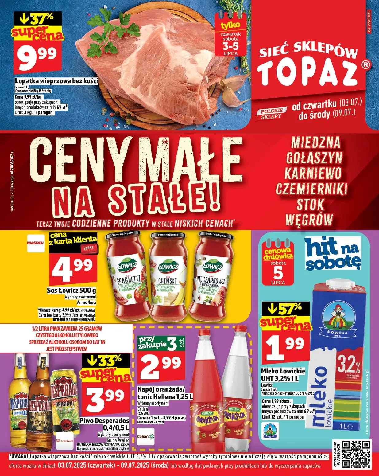 gazetka promocyjna Topaz Ceny małe - Strona 1