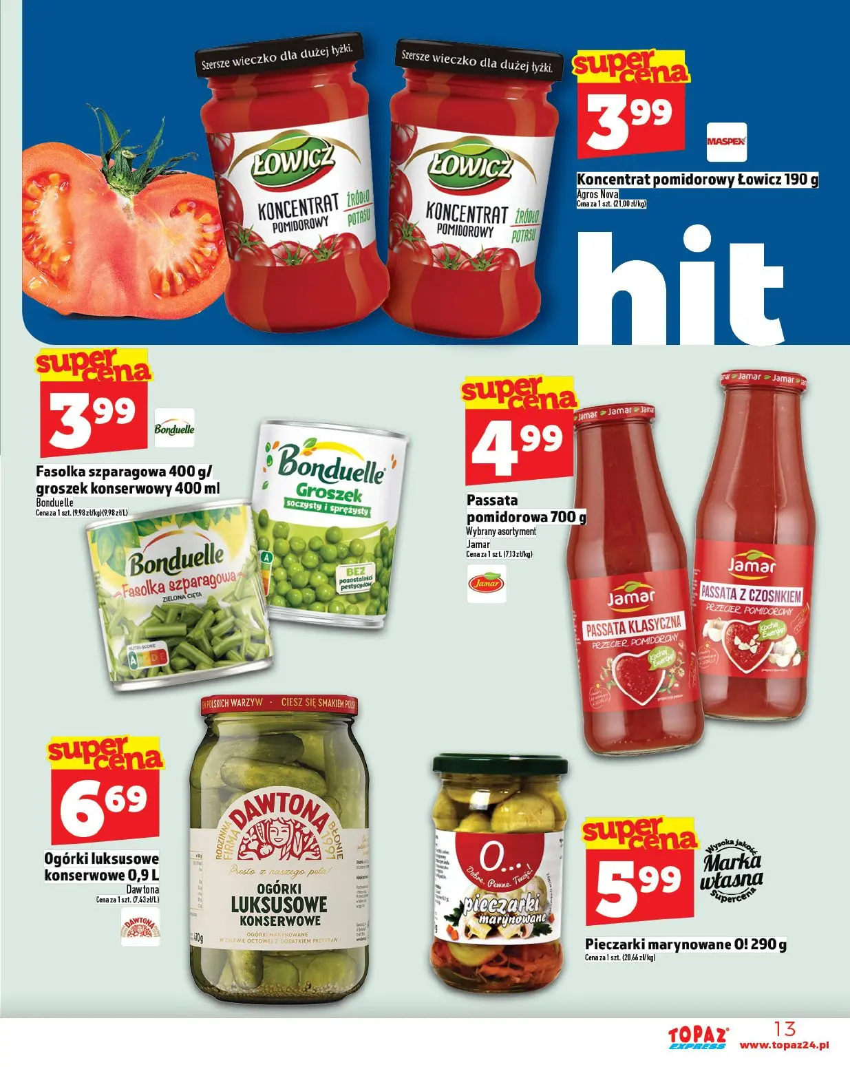 gazetka promocyjna Topaz Express - Strona 13