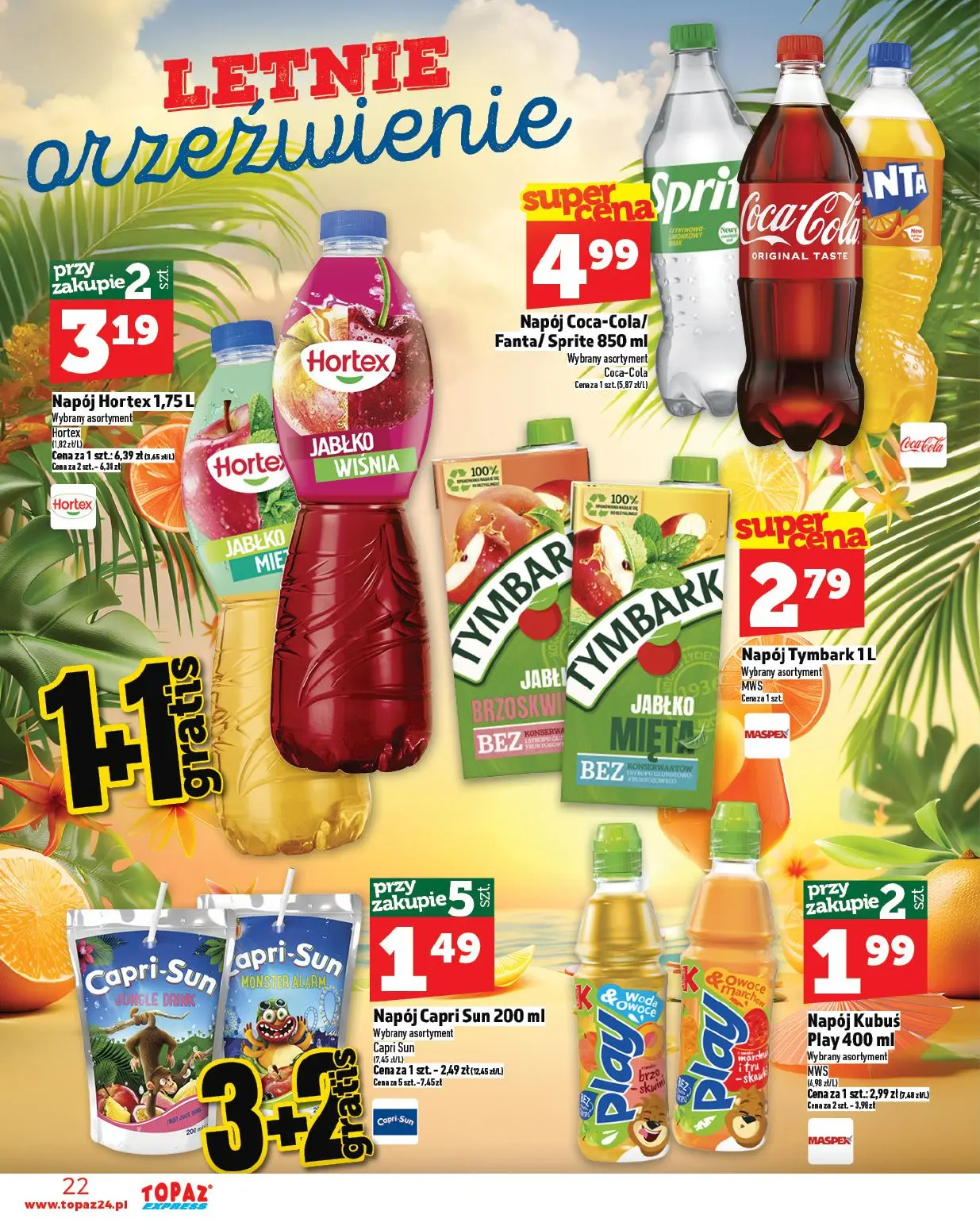 gazetka promocyjna Topaz Express - Strona 22