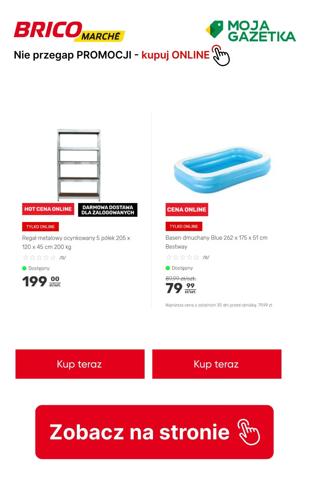 gazetka promocyjna BRICOMARCHE Twoje ulubione produkty w PROMOCYJNEJ cenie- kupuj ONLINE! - Strona 4
