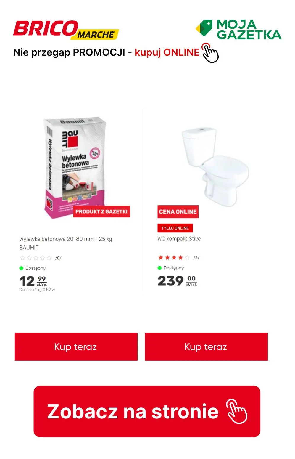 gazetka promocyjna BRICOMARCHE Twoje ulubione produkty w PROMOCYJNEJ cenie- kupuj ONLINE! - Strona 5