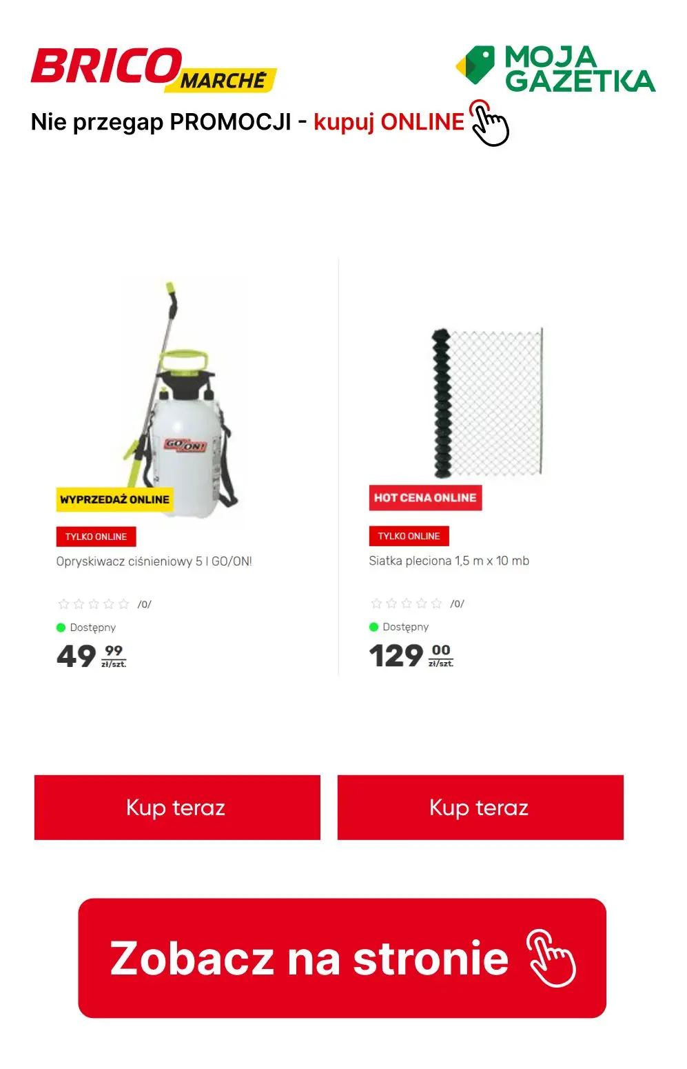 gazetka promocyjna BRICOMARCHE Twoje ulubione produkty w PROMOCYJNEJ cenie- kupuj ONLINE! - Strona 6