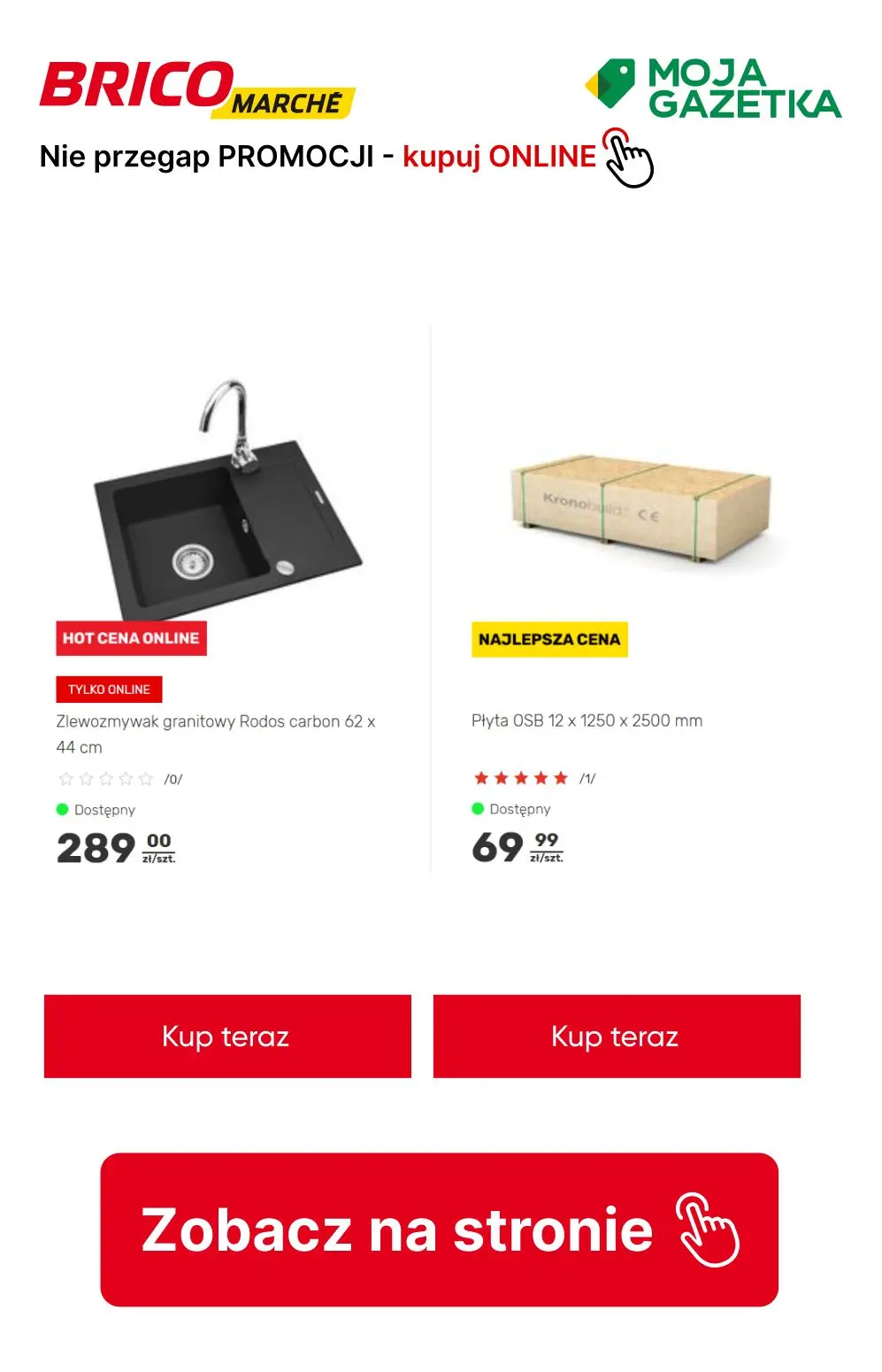 gazetka promocyjna BRICOMARCHE Twoje ulubione produkty w PROMOCYJNEJ cenie- kupuj ONLINE! - Strona 7