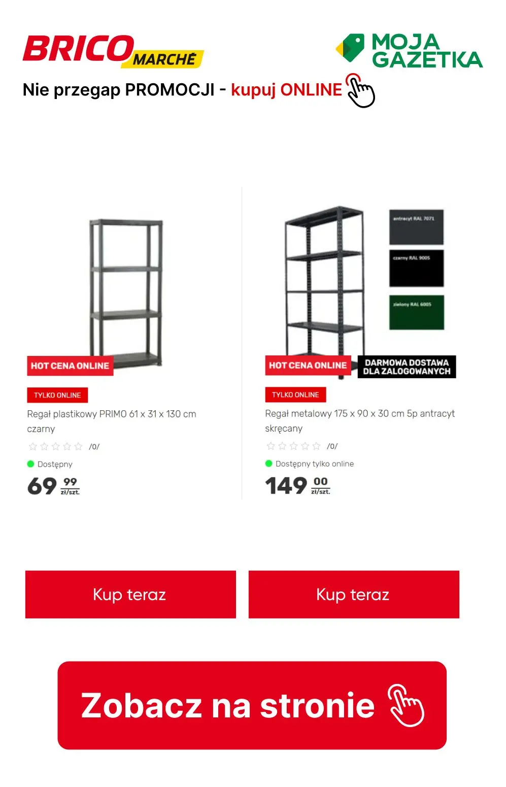 gazetka promocyjna BRICOMARCHE Twoje ulubione produkty w PROMOCYJNEJ cenie- kupuj ONLINE! - Strona 9