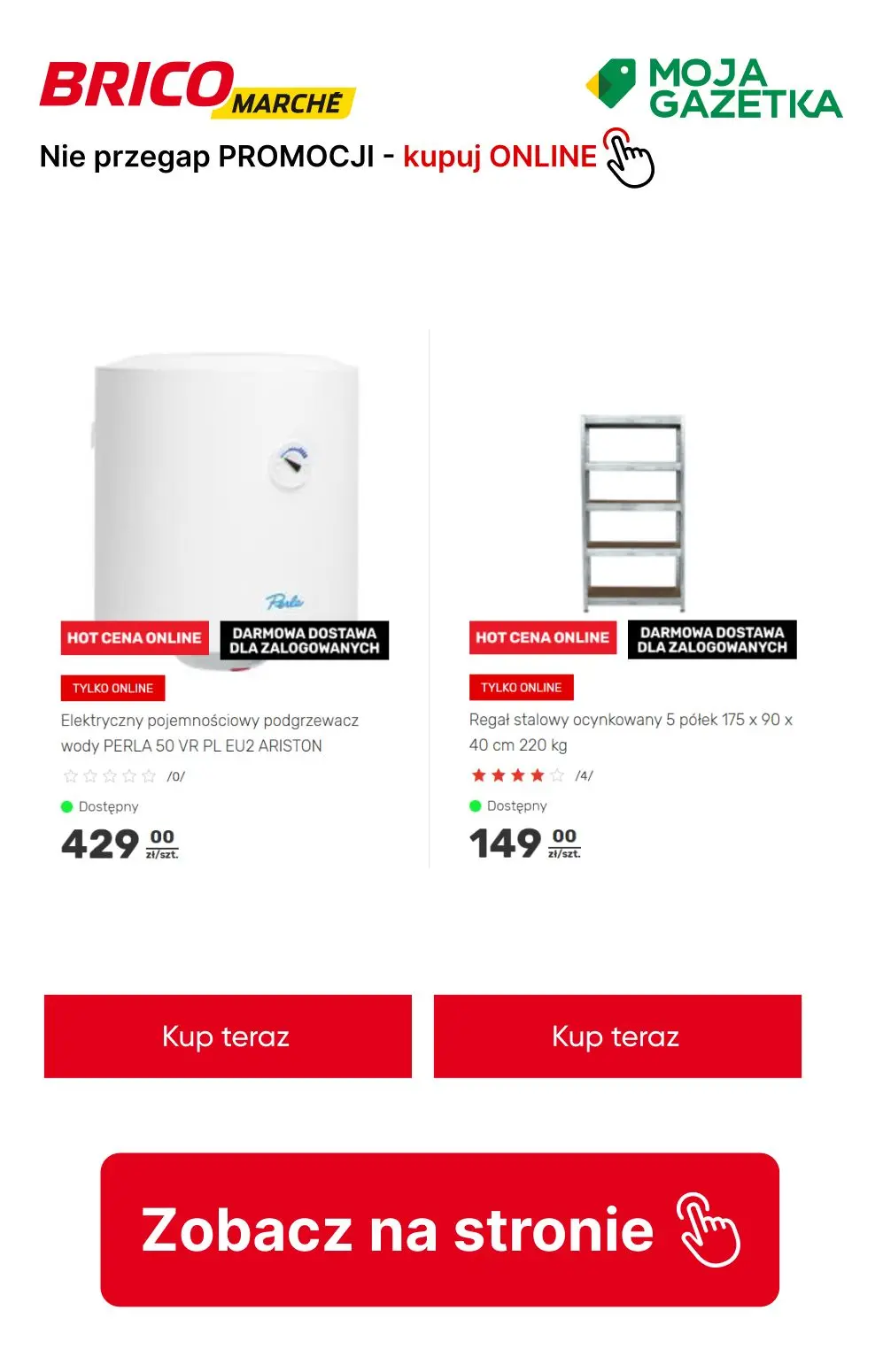 gazetka promocyjna BRICOMARCHE Twoje ulubione produkty w PROMOCYJNEJ cenie- kupuj ONLINE! - Strona 12