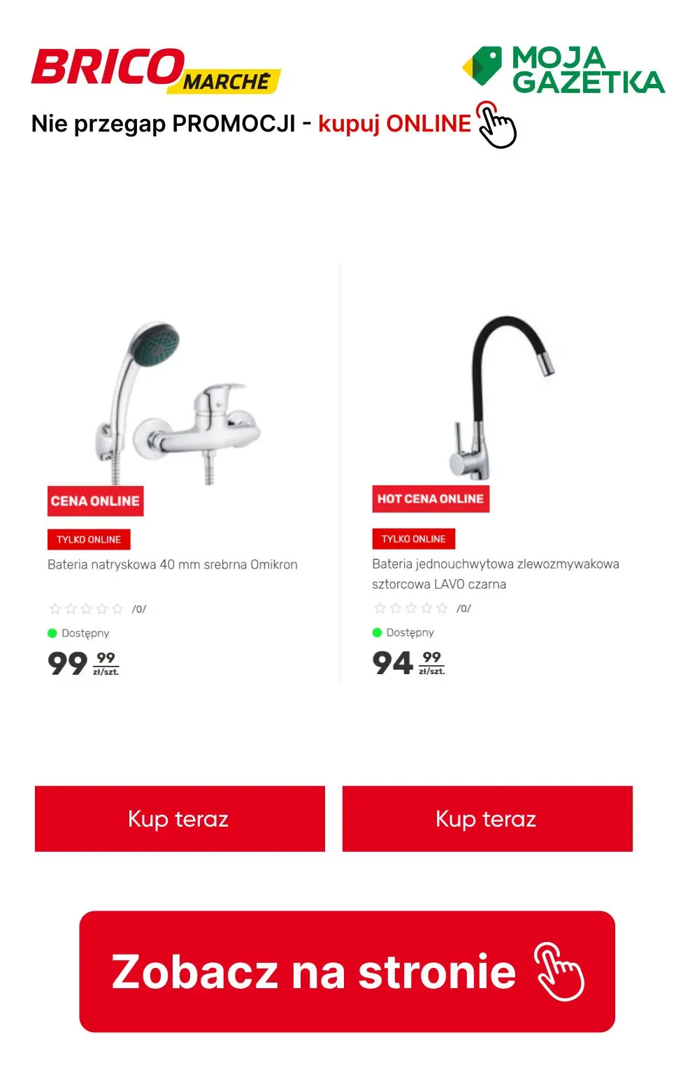 gazetka promocyjna BRICOMARCHE Twoje ulubione produkty w PROMOCYJNEJ cenie- kupuj ONLINE! - Strona 13