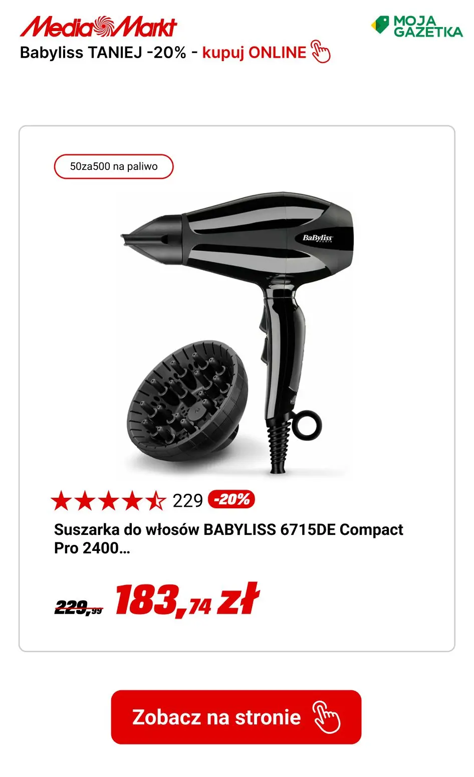 gazetka promocyjna Media Markt Babyliss -10% TANIEJ! - Strona 3