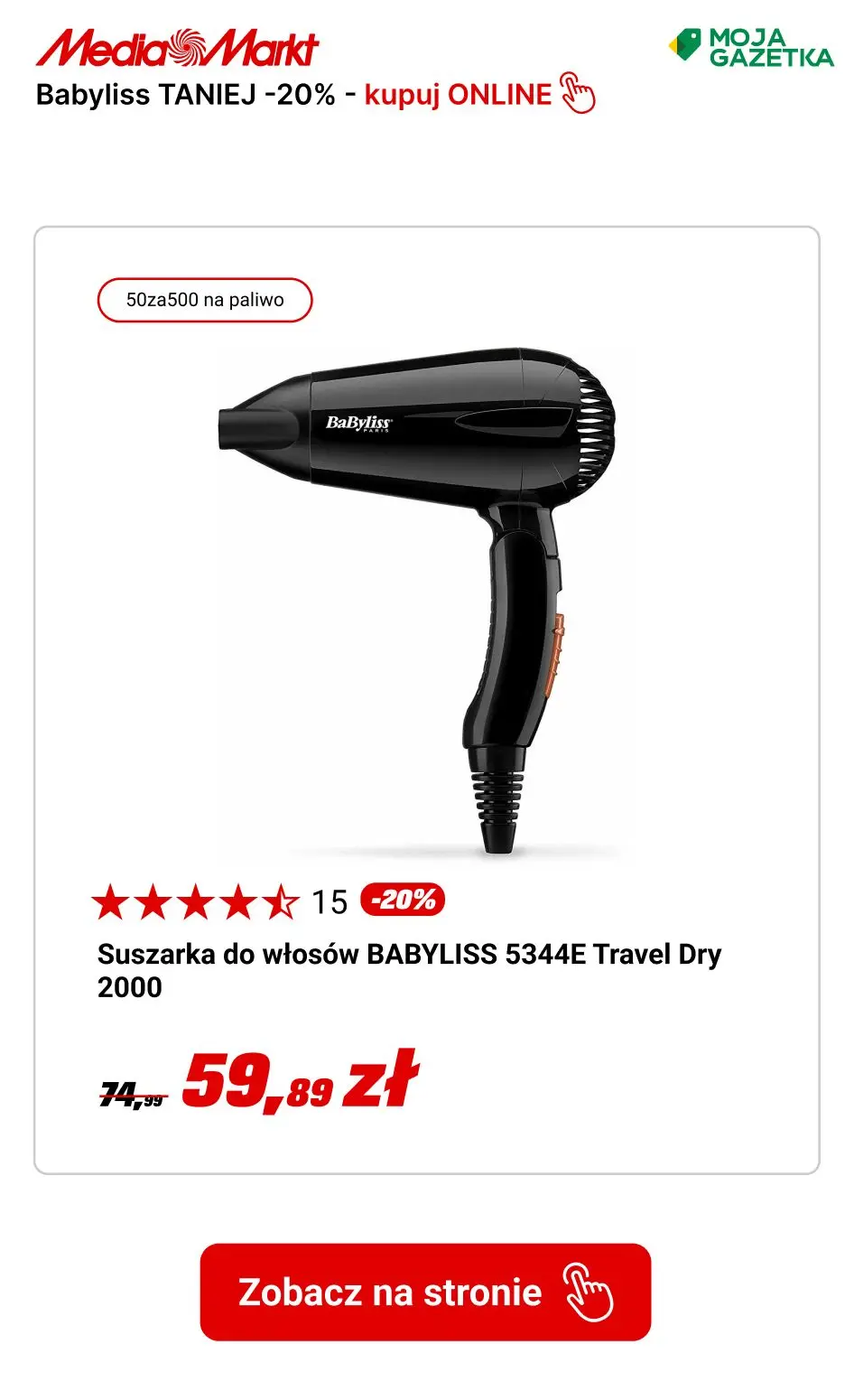 gazetka promocyjna Media Markt Babyliss -10% TANIEJ! - Strona 4