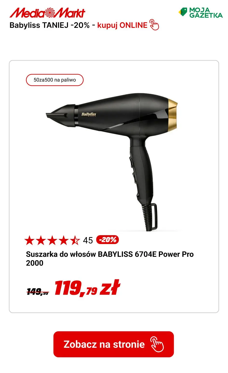 gazetka promocyjna Media Markt Babyliss -10% TANIEJ! - Strona 6