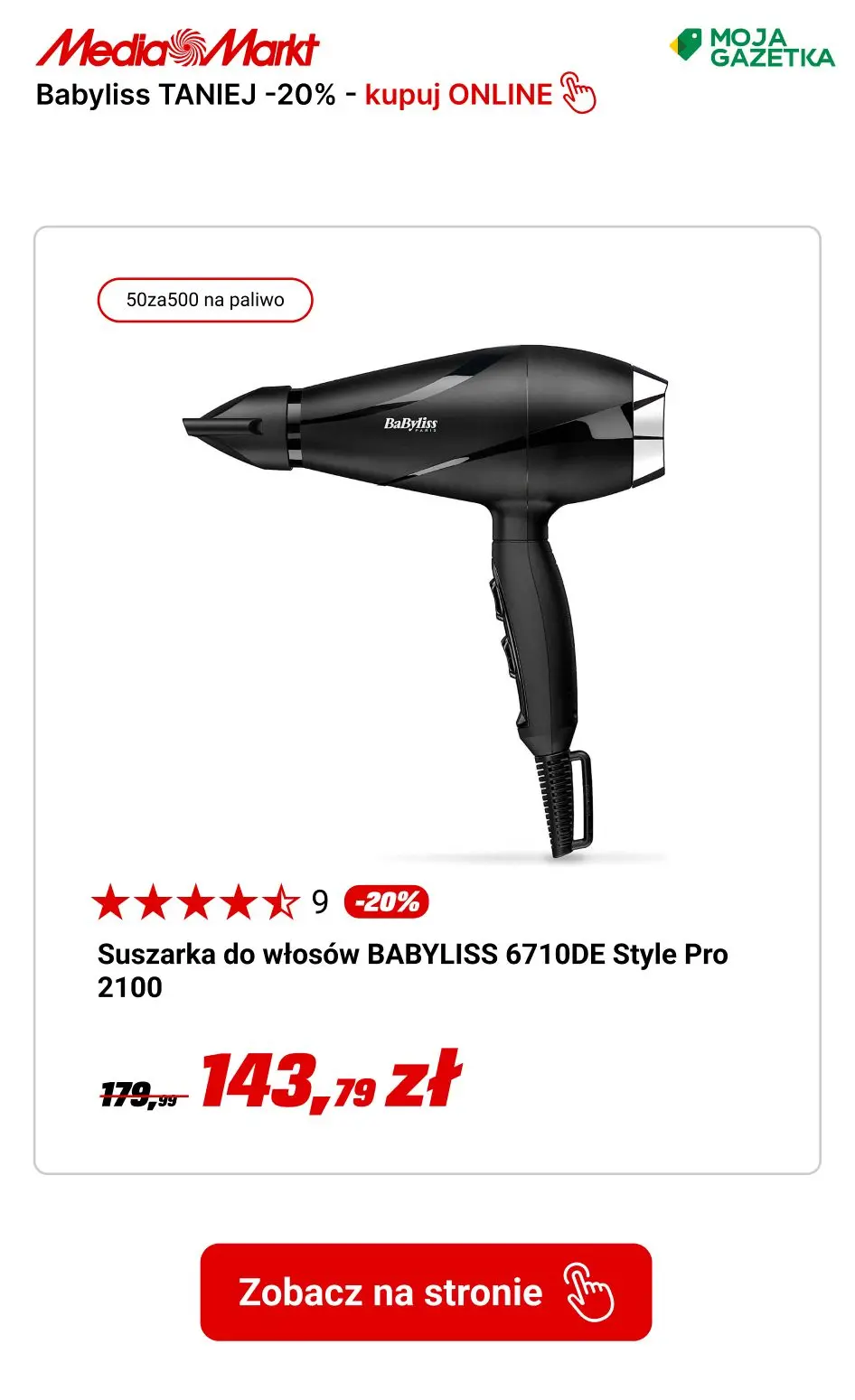 gazetka promocyjna Media Markt Babyliss -10% TANIEJ! - Strona 8