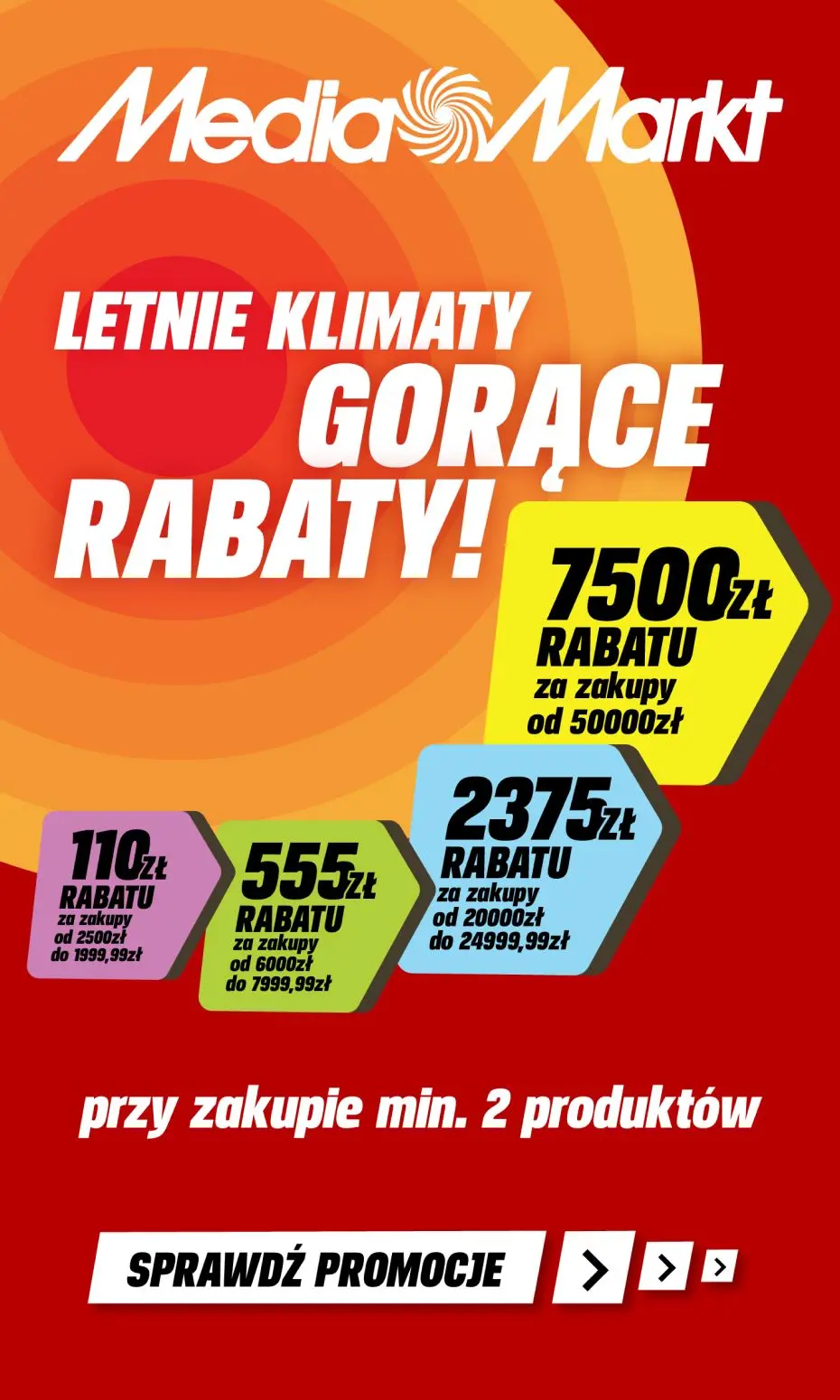 gazetka promocyjna Media Markt Letnie klimaty, gorące RABATY! - Strona 1