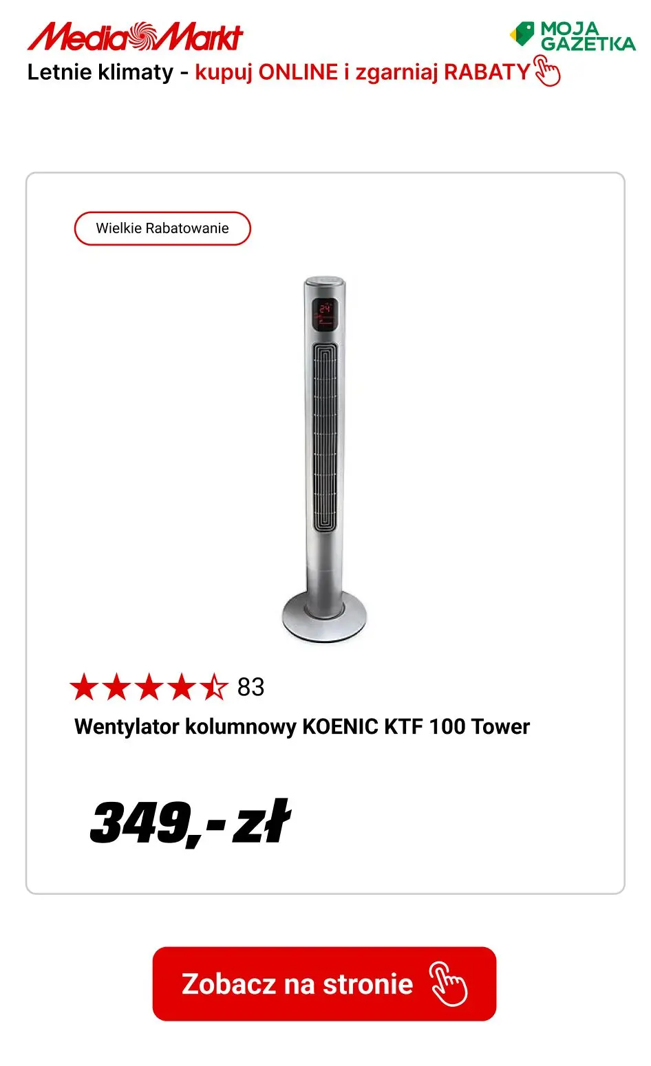 gazetka promocyjna Media Markt Letnie klimaty, gorące RABATY! - Strona 6